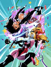 DC K.O. HARLEY QUINN VS ZATANNA #1 (ONE SHOT) Second Printing Cvr B Godtail Card Stock Var