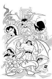 GARGOYLES DARKWING DUCK #2 CVR I INC 1:20 CIRO CANGIALOSI LINE ART VIRGIN VAR