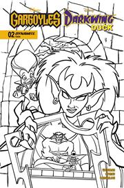 GARGOYLES DARKWING DUCK #2 CVR K INC 1:7 TAD STONES LINE ART VAR