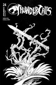 THUNDERCATS #24 CVR M DECLAN SHALVEY LINE ART FOC BONUS VAR