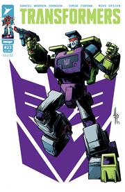 TRANSFORMERS #23 2ND PTG CVR A JASON HOWARD DECEPTICON