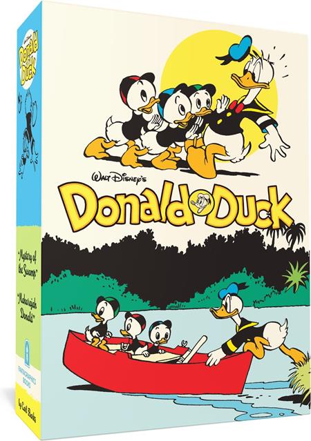  12092026271 | WALT DISNEYS DONALD DUCK GIFT BOX SET MYSTERY OF THE SWAMP & MAHARAJAH DONALD VOLS 03 & 04 HC PRE ORDER [FOC 1209] | LUNAR  
