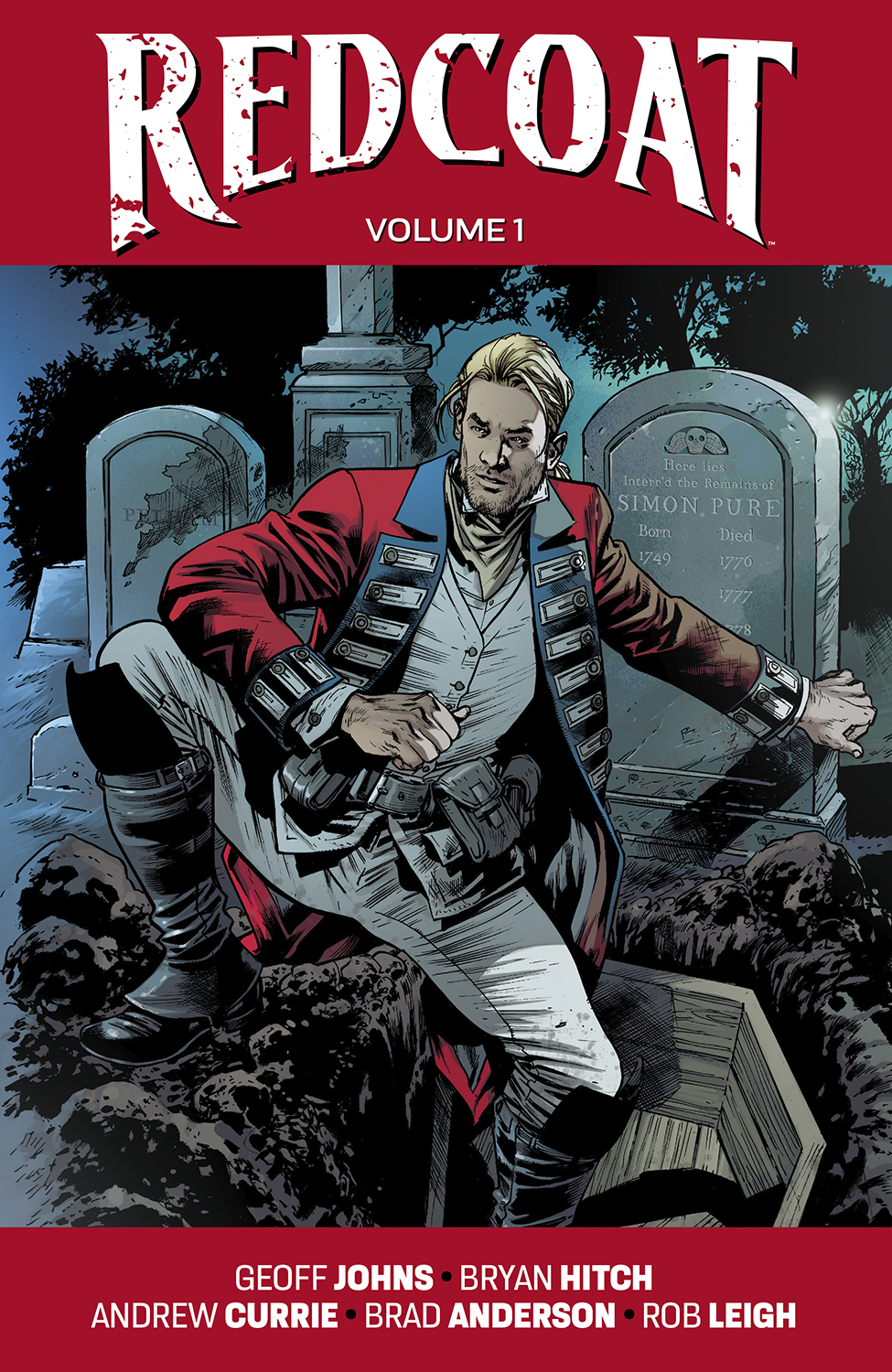  0125IM465 | REDCOAT TP VOL 01 BRYAN HITCH & BRAD ANDERSON COVER | IMAGE  
