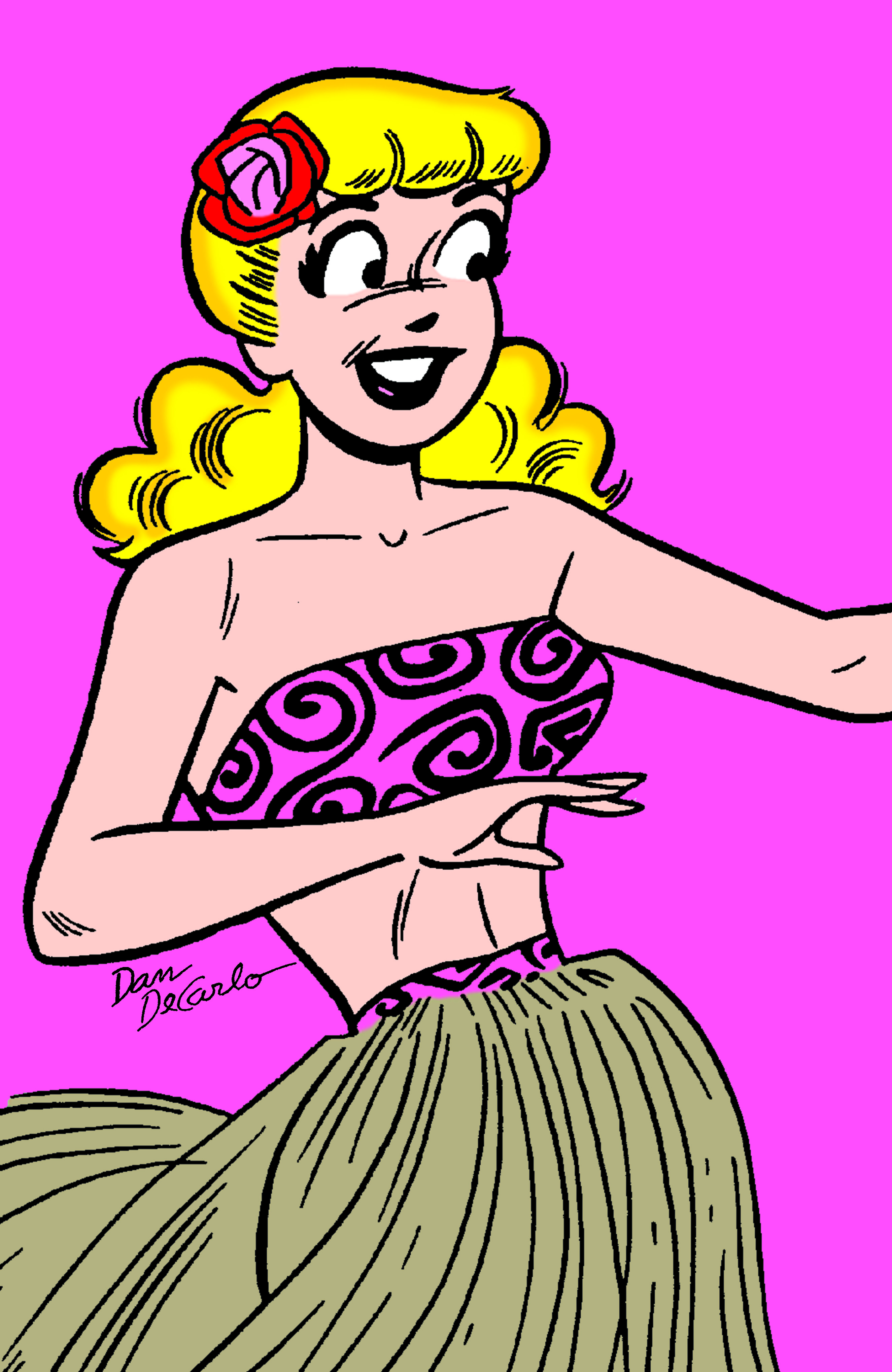  FOC28022026124 | ARCHIE COMICS 85TH ANNIVERSARY PRESENTS BETTY & VERONICA PIN UP SPECIAL @1 (ONE SHOT) CVR D DAN DECARLO FOIL BETTY VAR  PRE ORDER [FOC 2802] | LUNAR  