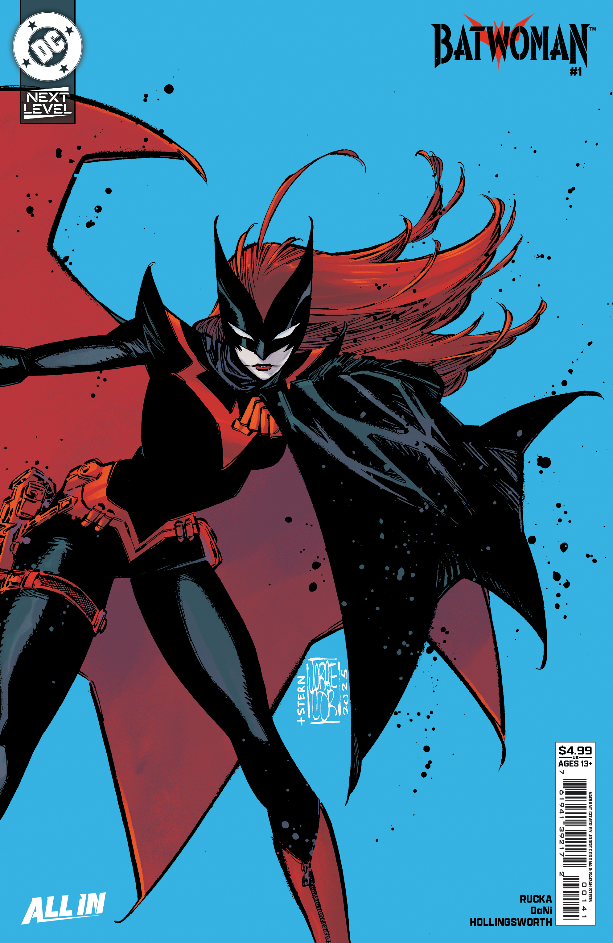 76194139217200141 | BATWOMAN @1 COVER D JORGE CORONA NEXT LEVEL CARD STOCK VARIANT | DC  