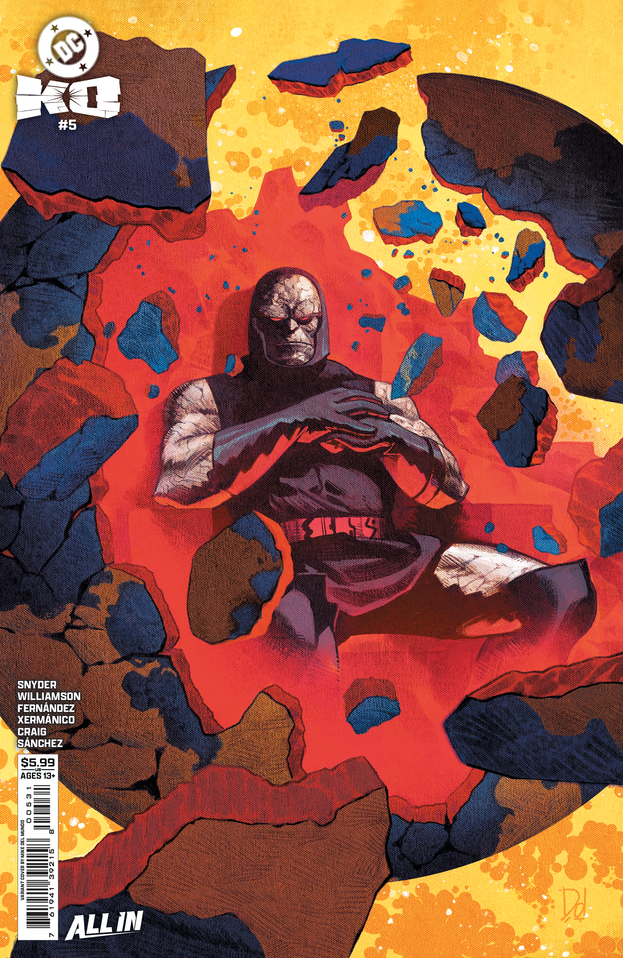 DC K.O. #5 (Of 5)(Cover C Mike Del Mundo Card Stock Variant)