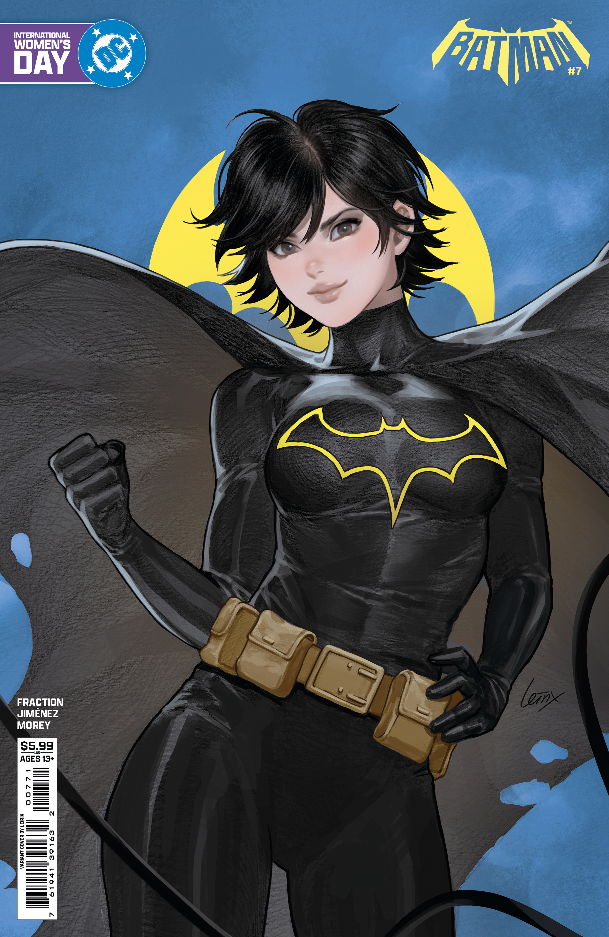  FOC31012026283 | BATMAN @7 CVR F LESLEY LEIRIX LI WOMENS HISTORY MONTH CARD STOCK VAR  PRE ORDER [FOC 3101] | DC  