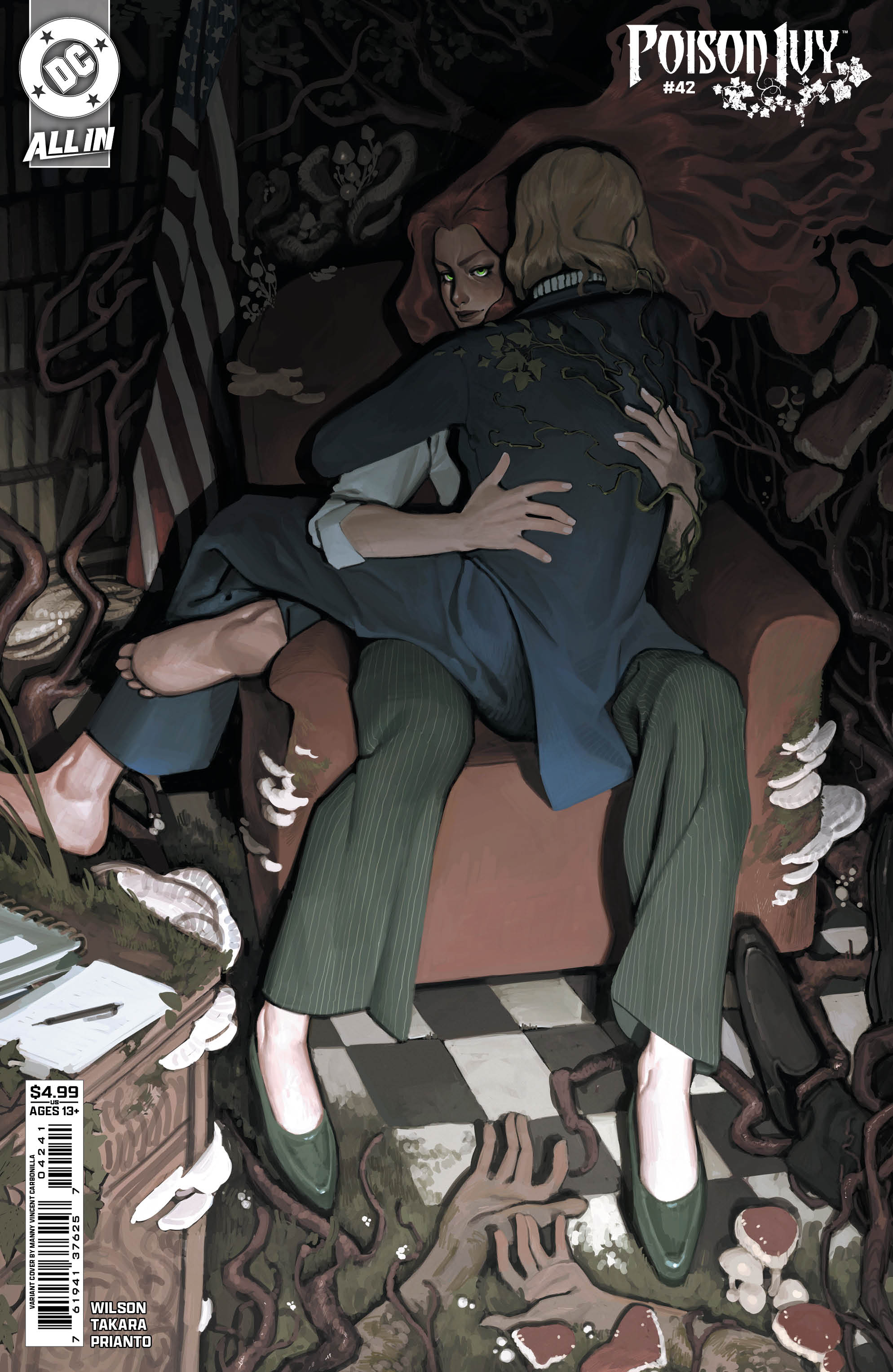 Poison Ivy #42 (Cover D Manny Vincent Carbonilla Card Stock Variant)