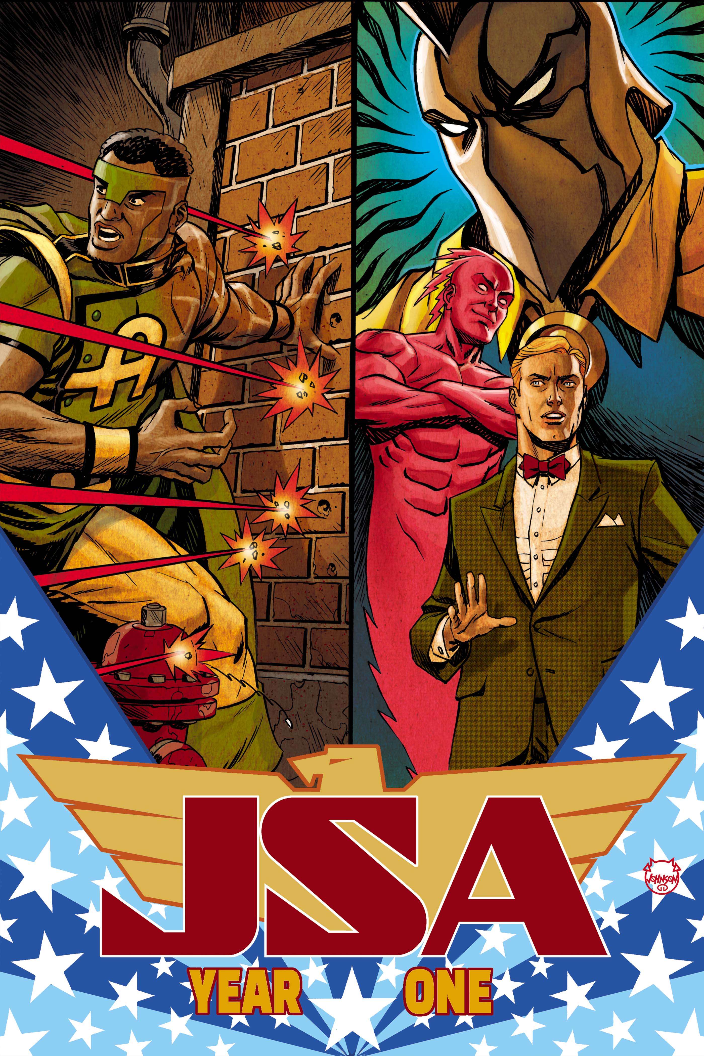 JSA #17 (Cover A Dave Johnson)