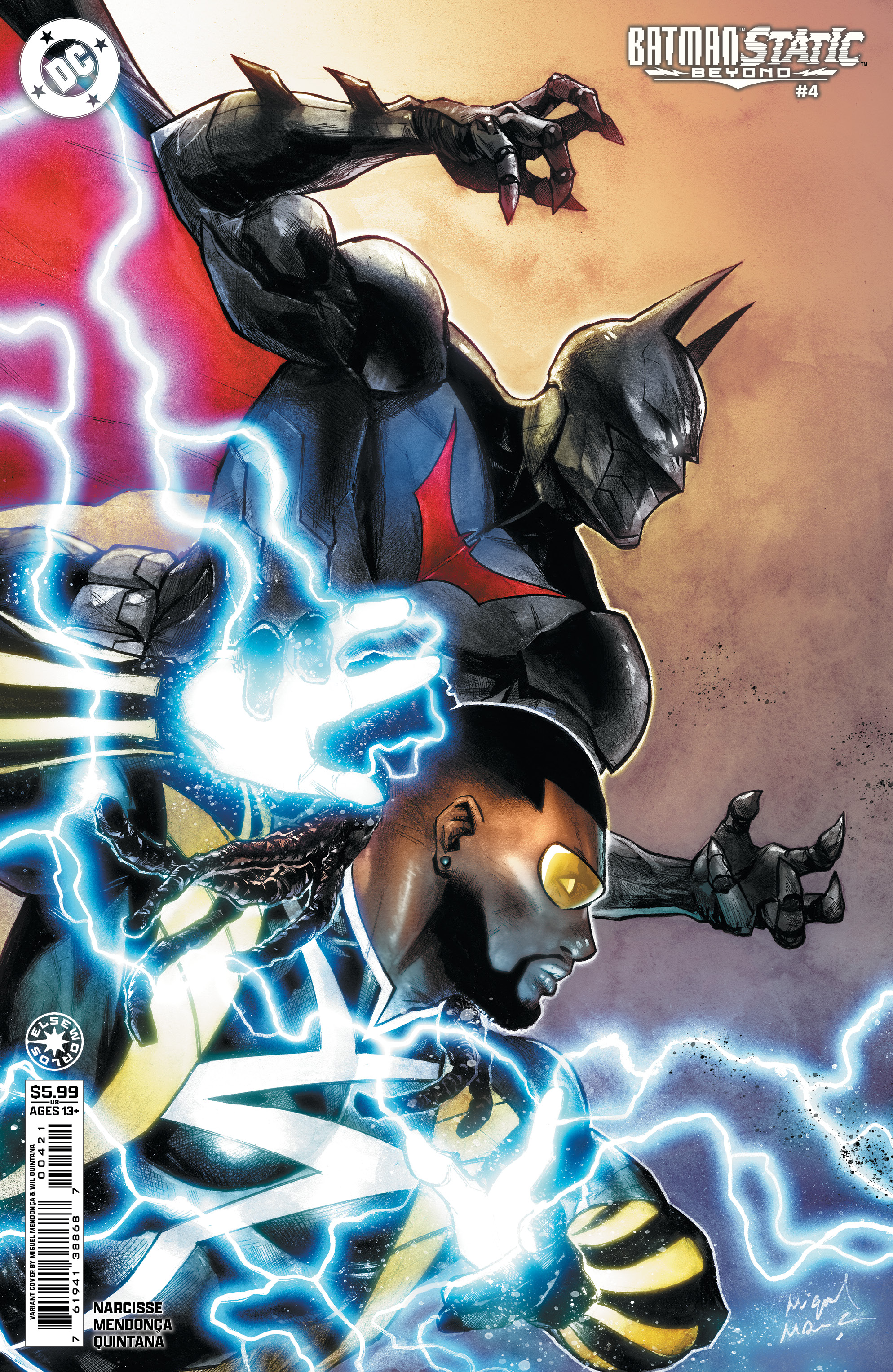 Batman Static Beyond #4 (Of 6)(Cover B Miguel Mendonca Card Stock Variant)