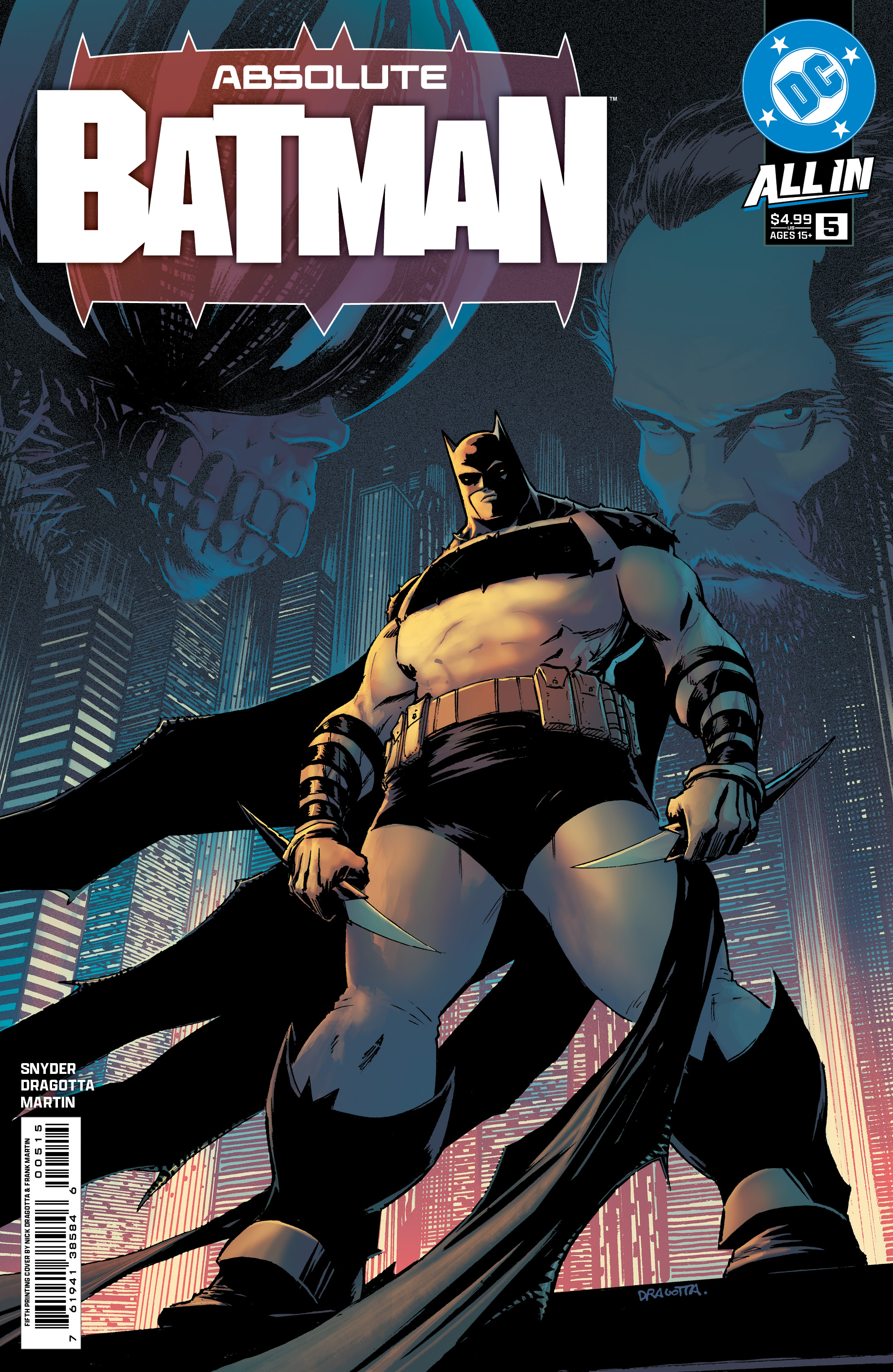 Absolute Batman #5 (5th Printing Cover A Nick Dragotta)