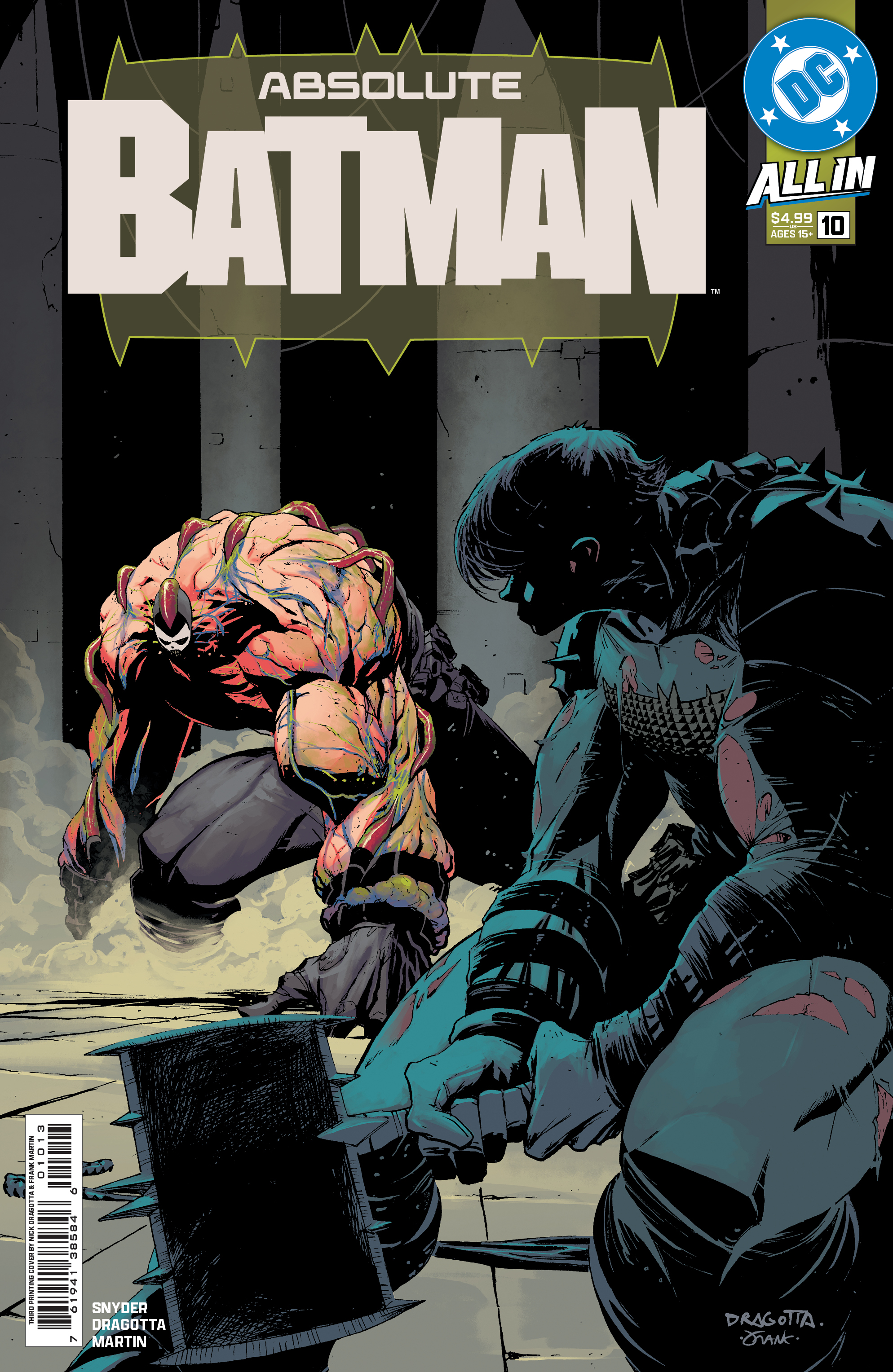 Absolute Batman #10 (3rd Printing Cover ANick Dragotta)