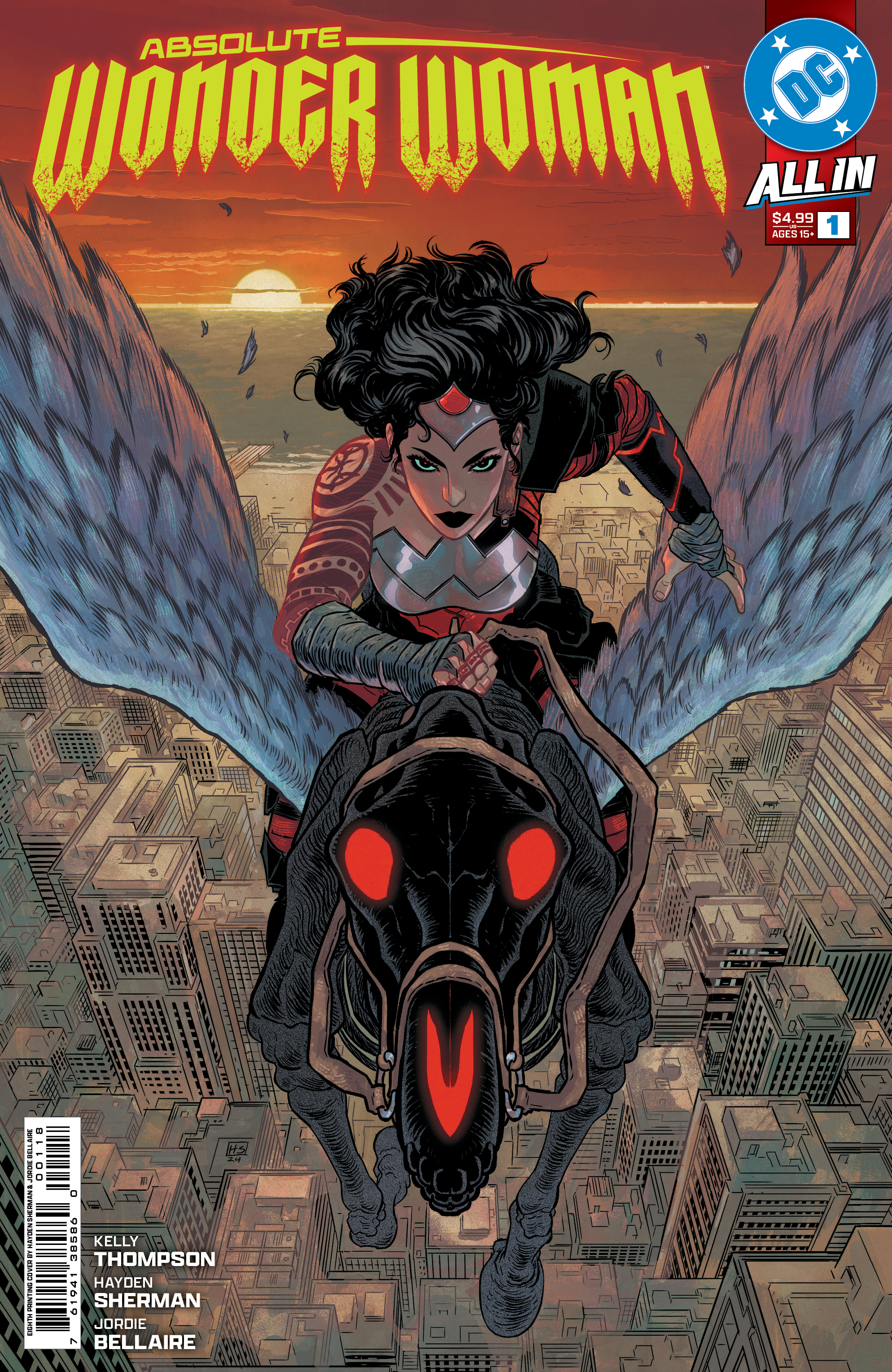 Absolute Wonder Woman #1 (8th Printing Cover A Hayden Sherman)