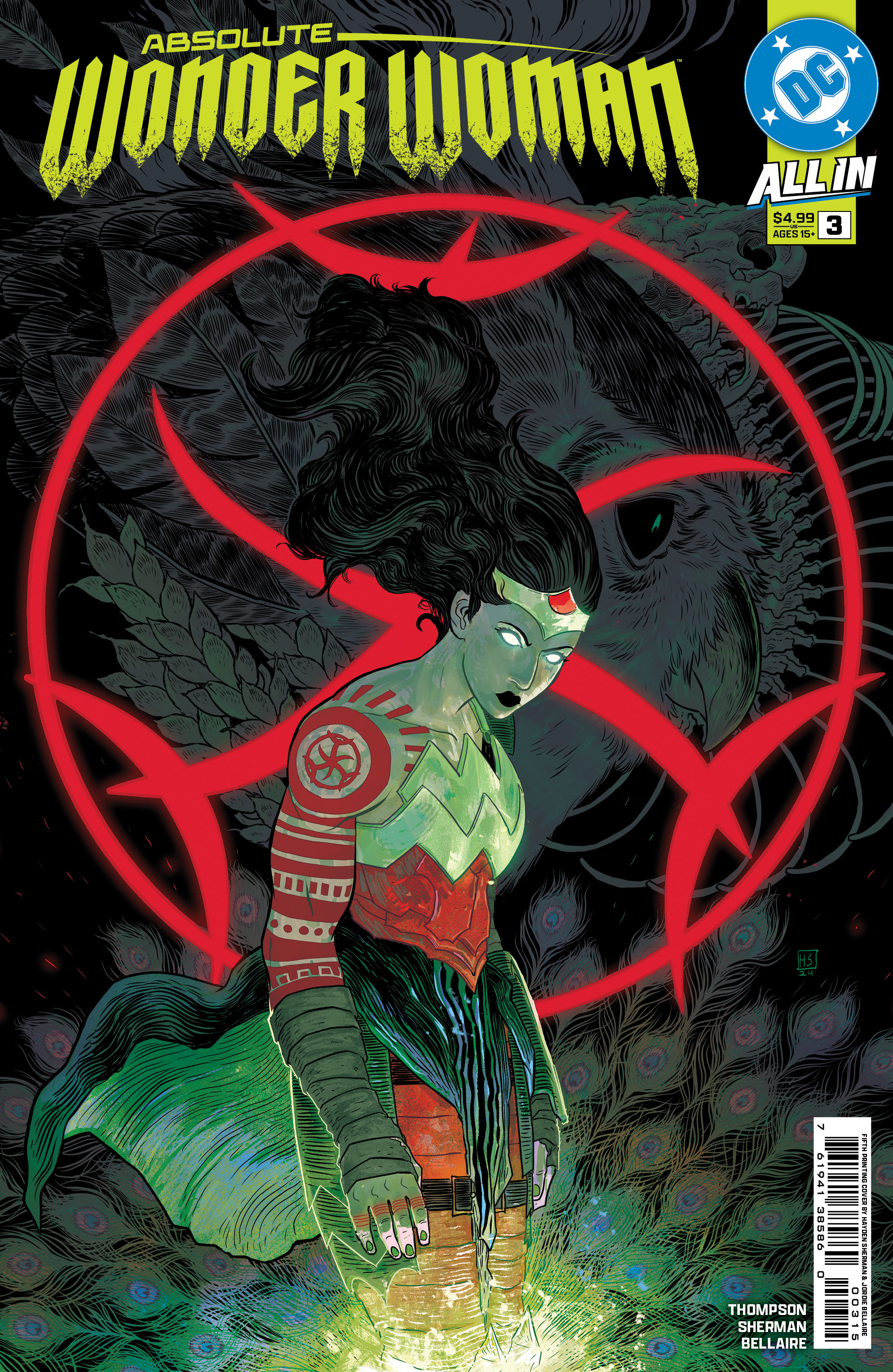 Absolute Wonder Woman #3 (5th Printing Cover A Hayden Sherman)