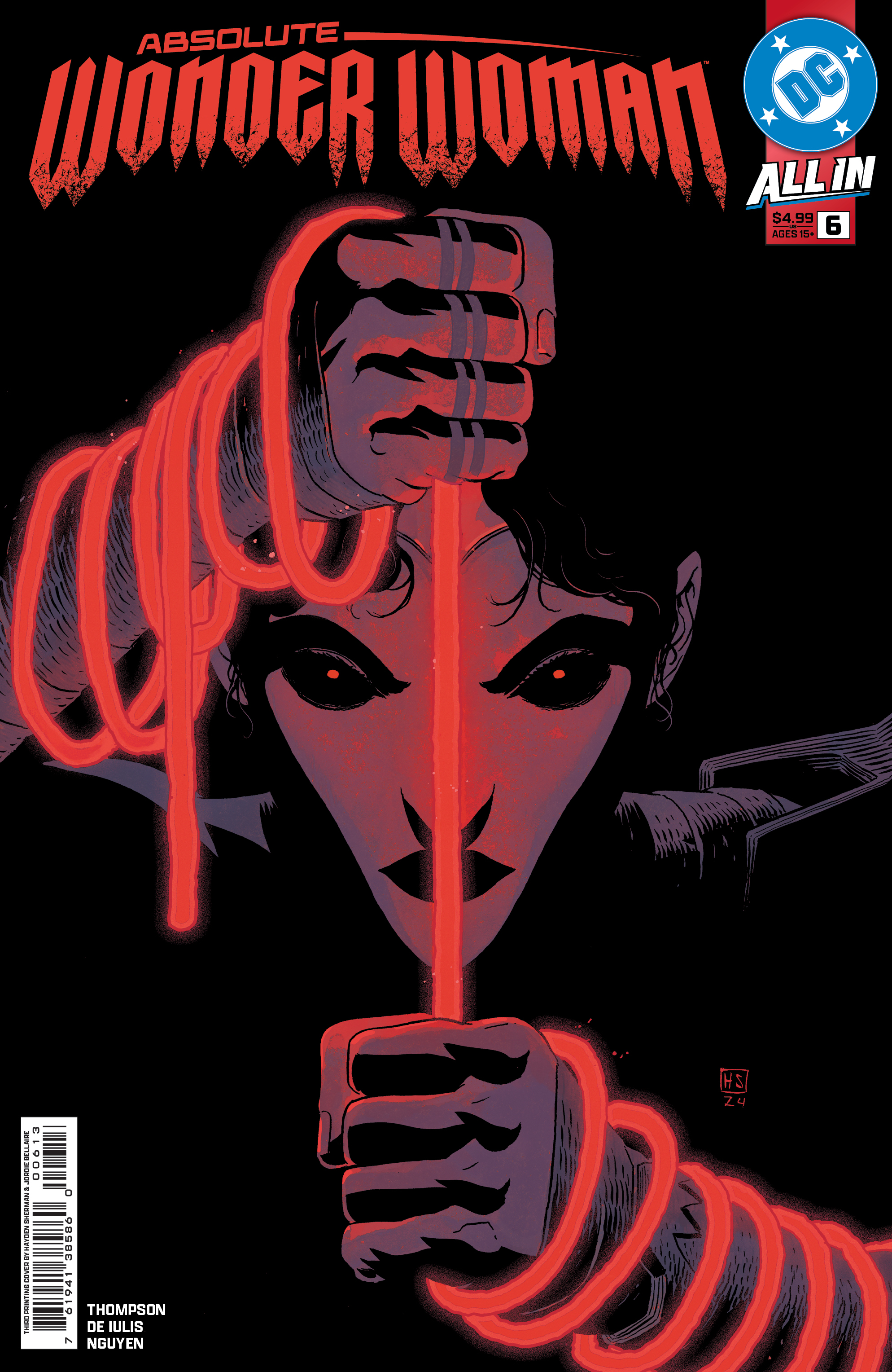 Absolute Wonder Woman #6 (3rd Printing Cover A Hayden Sherman)