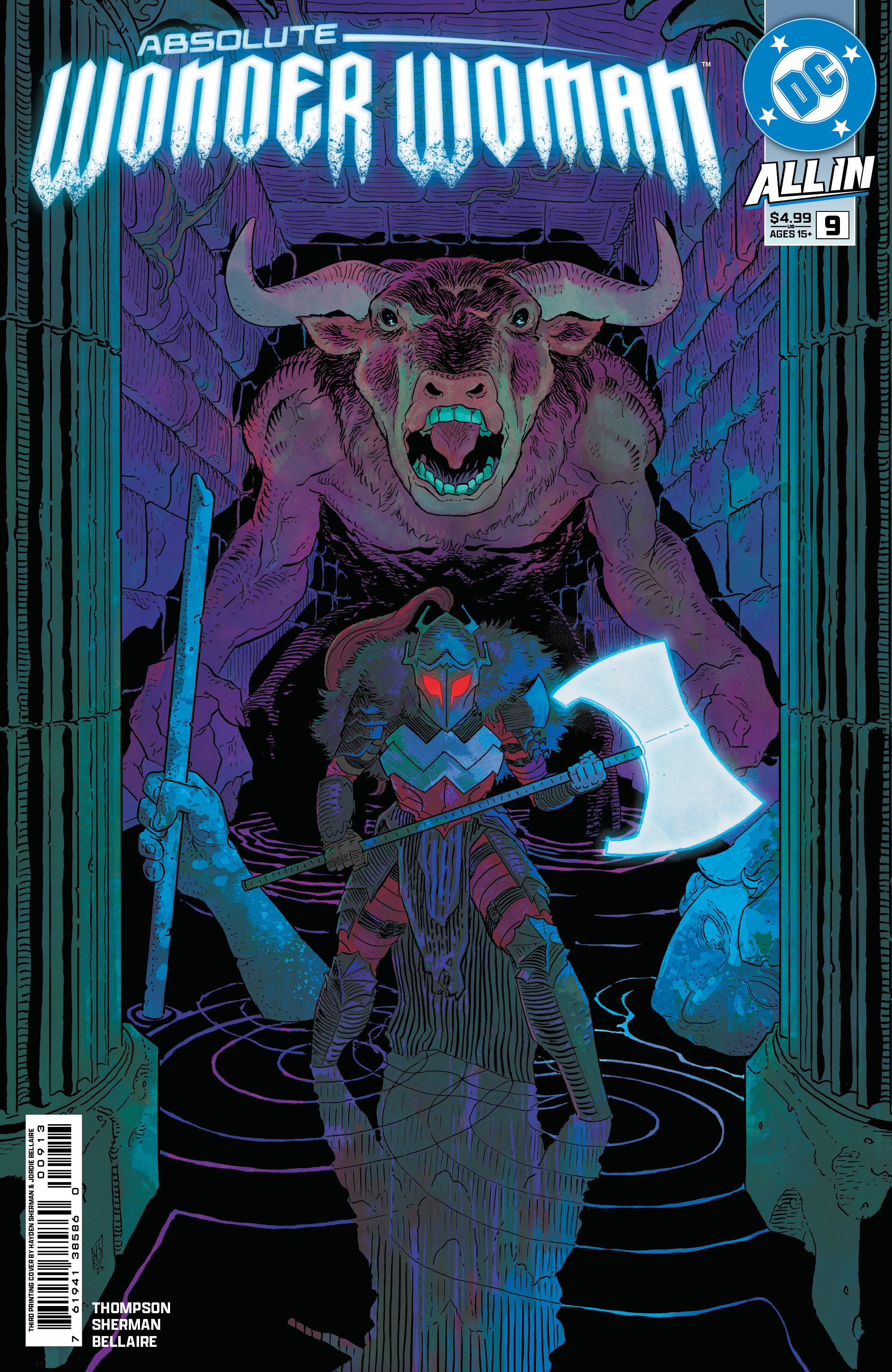 Absolute Wonder Woman #9 (3rd Printing Cover A Hayden Sherman)