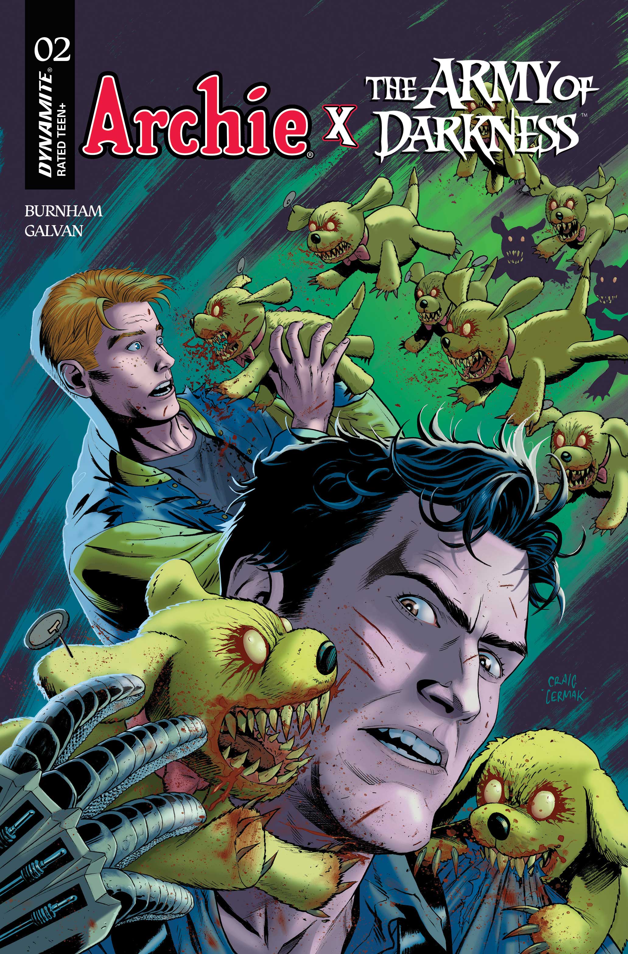  FOC14022026056 | ARCHIE X ARMY OF DARKNESS @2 CVR D CRAIG CERMAK VAR  PRE ORDER [FOC 1402] | LUNAR  