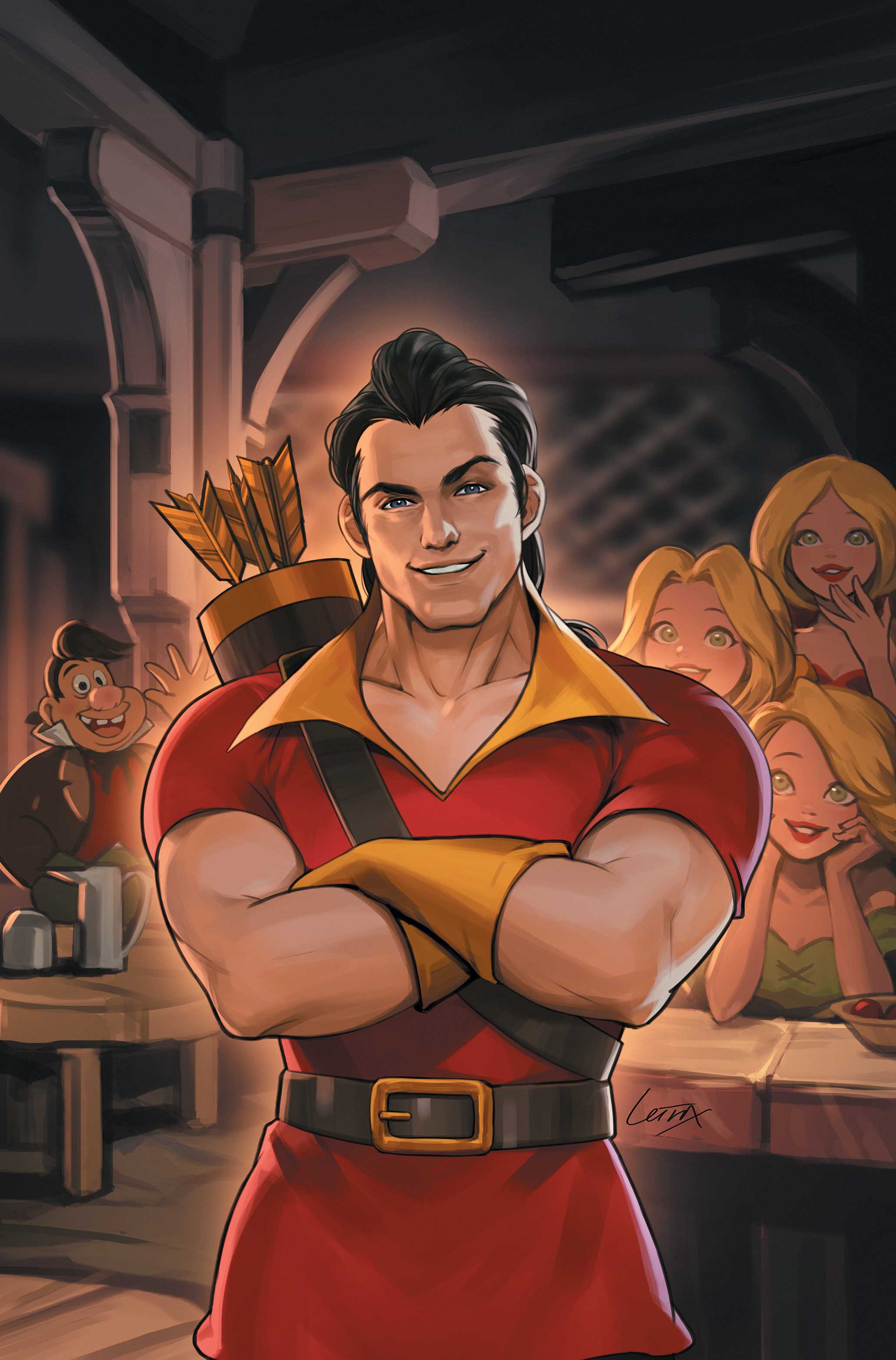 Disney Villains Gaston #1 (Cover K Leirix Leirix Li Full Art Variant)