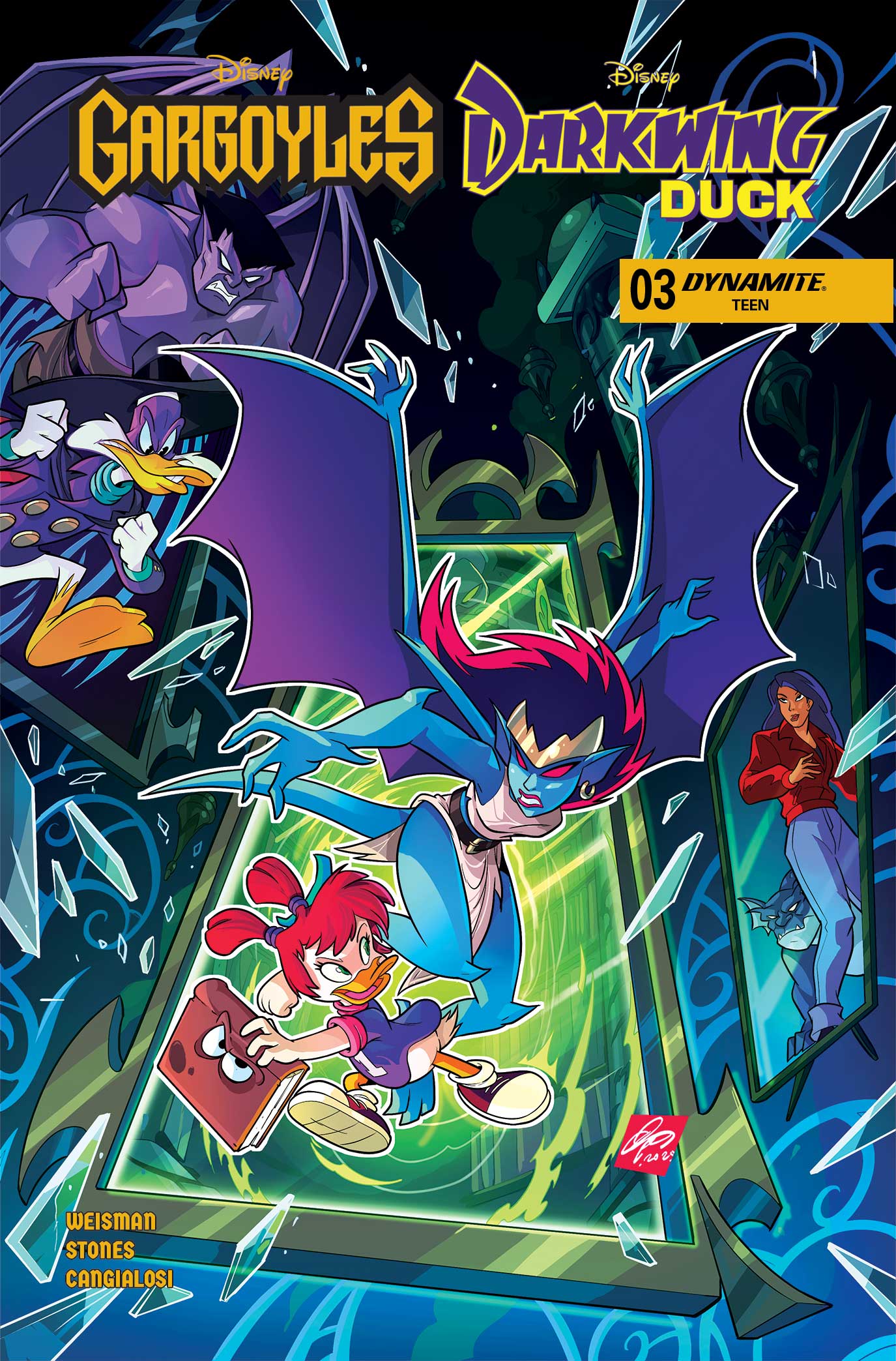  FOC31012026270 | GARGOYLES DARKWING DUCK @3 CVR D CIRO CANGIALOSI VAR  PRE ORDER [FOC 3101] | LUNAR  