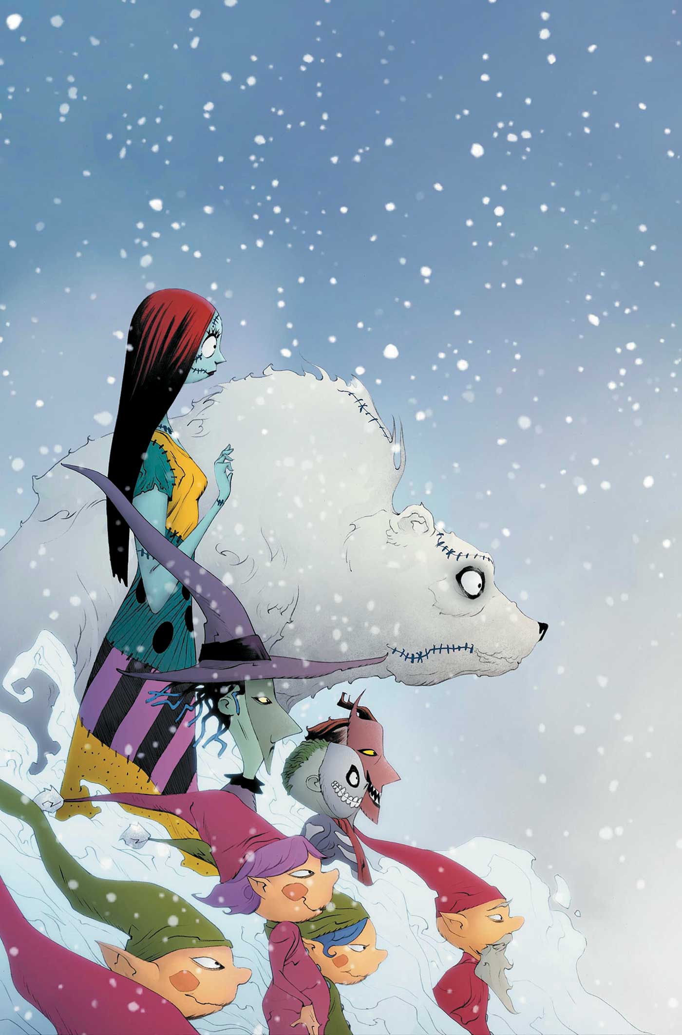 Tim Burton's The Nightmare Before Christmas The Shiver Of Christmas Town #3 (Cover I Jae Lee Full Art Variant)