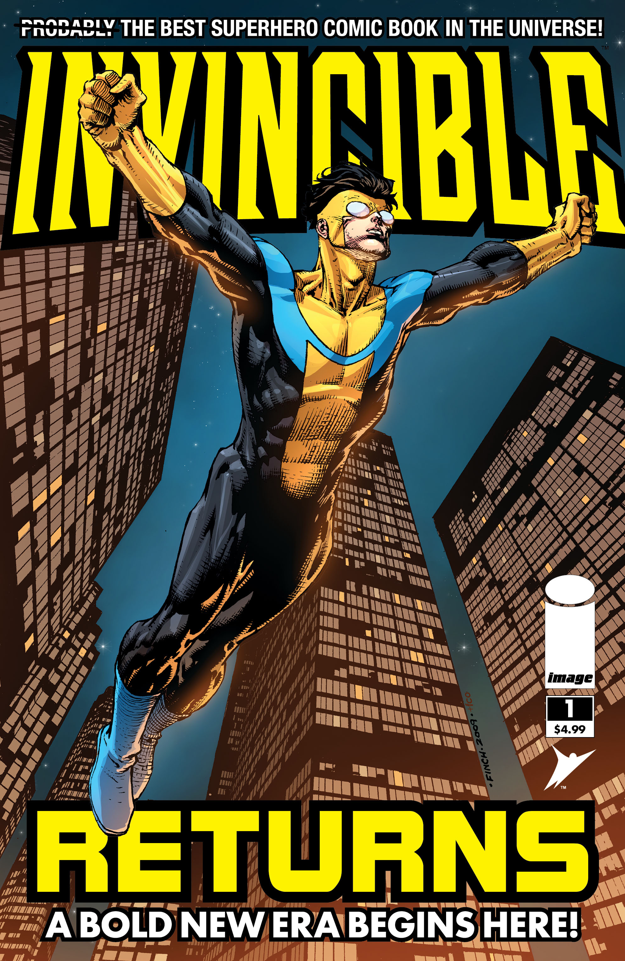  70985304592200111 | INVINCIBLE RETURNS FACSIMILE EDITION @1 COVER A DAVID FINCH & FCO PLASCENCIA | IMAGE  