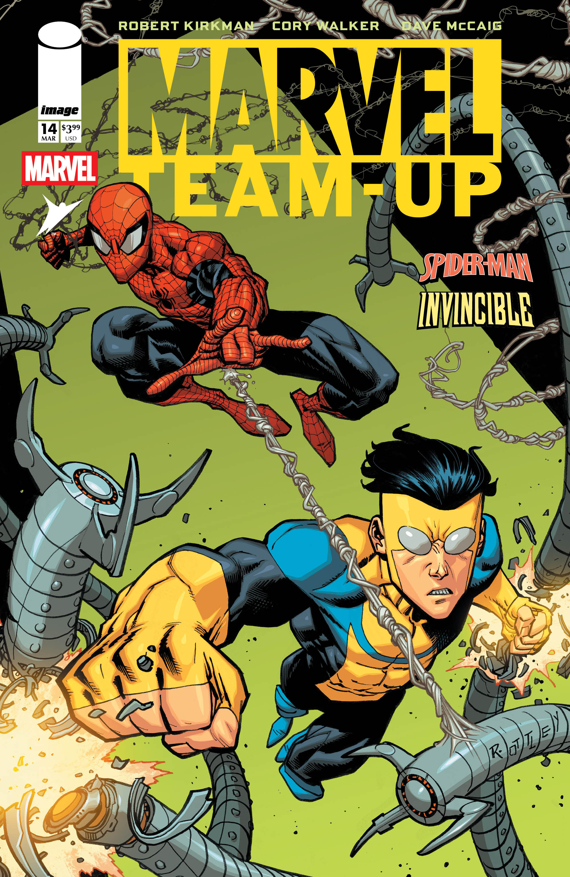  0126IM0318 | MARVEL TEAMUP @14 FACSIMILE EDITION COVER B RYAN OTTLEY & DAVE MCCAIG VARIANT | IMAGE  