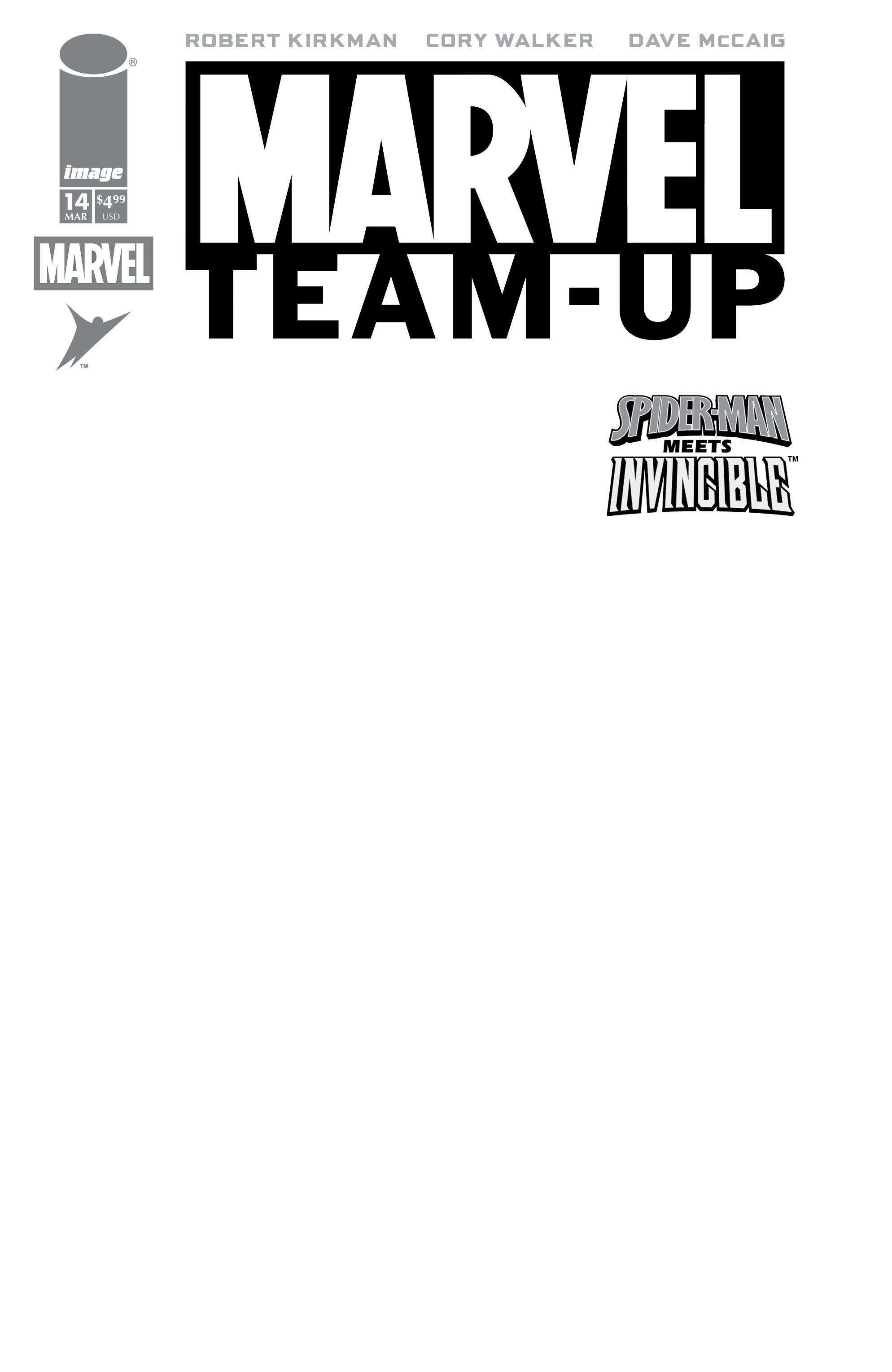  0126IM0323 | MARVEL TEAMUP @14 FACSIMILE EDITION COVER G BLANK SKETCH VARIANT | IMAGE  