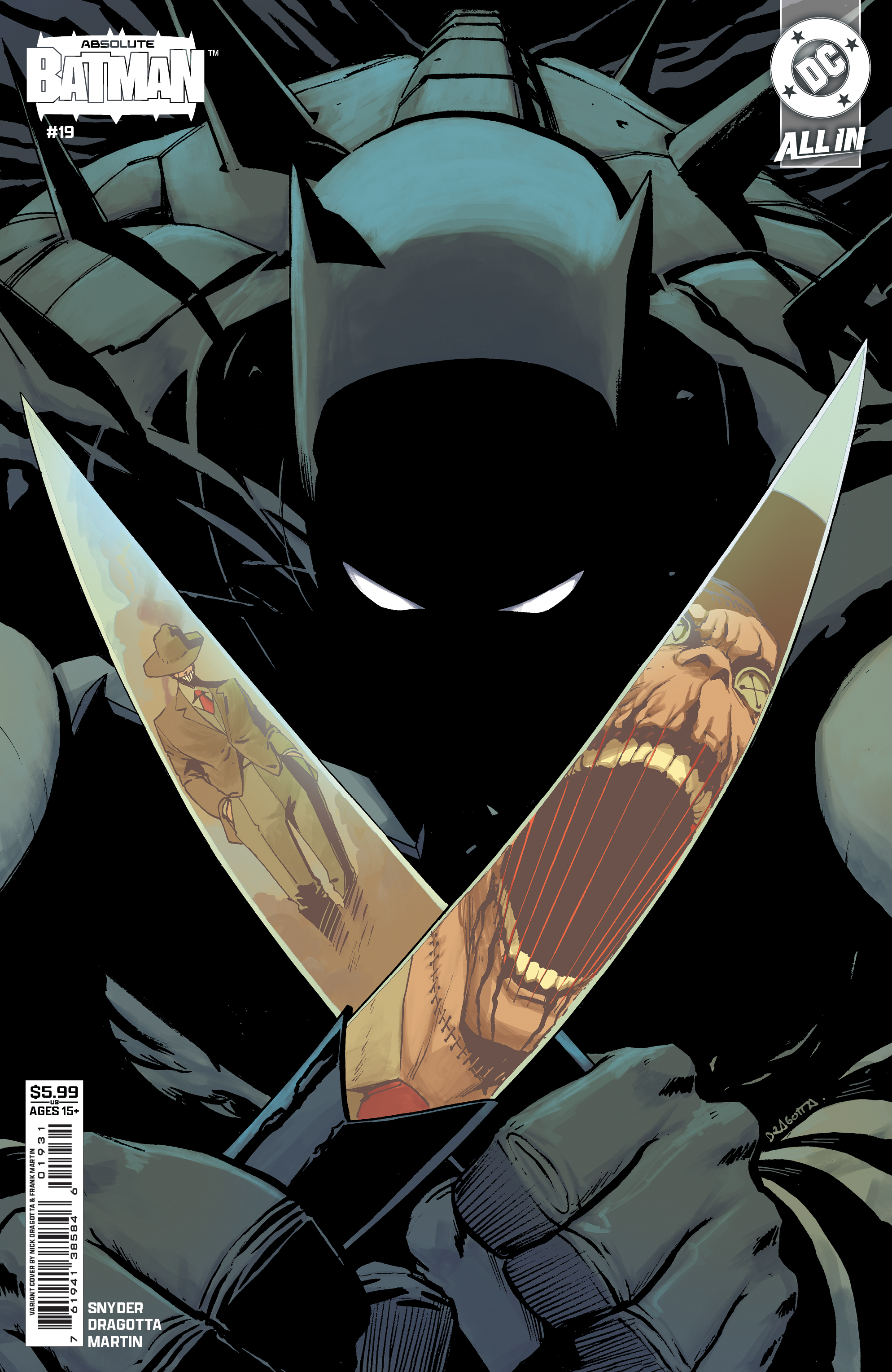  76194138584601931 | ABSOLUTE BATMAN @19 COVER C NICK DRAGOTTA CARD STOCK VARIANT | DC  