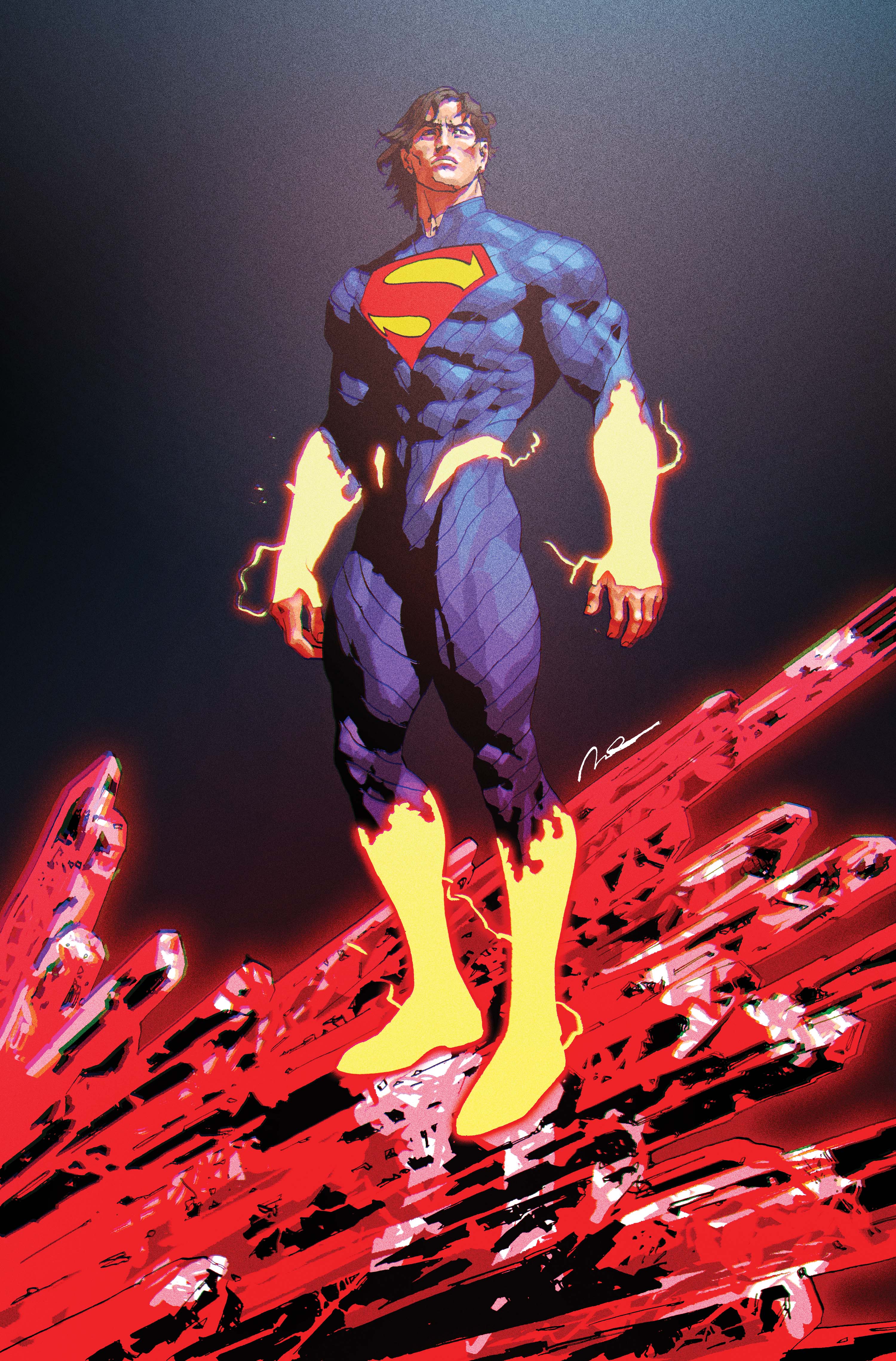  FOC07032026024 | ABSOLUTE SUPERMAN @18 CVR B GERALD PAREL CARD STOCK VAR  PRE ORDER [FOC 0703] | DC  