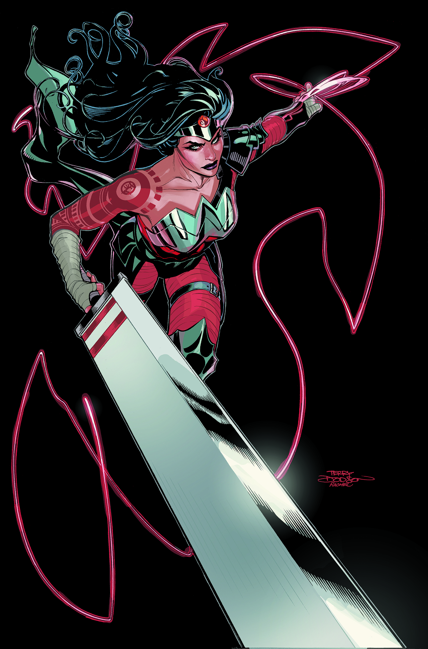  FOC28030226011 | ABSOLUTE WONDER WOMAN @19 CVR D TERRY DODSON CARD STOCK VAR PRE ORDER [FOC 2803] | DC  