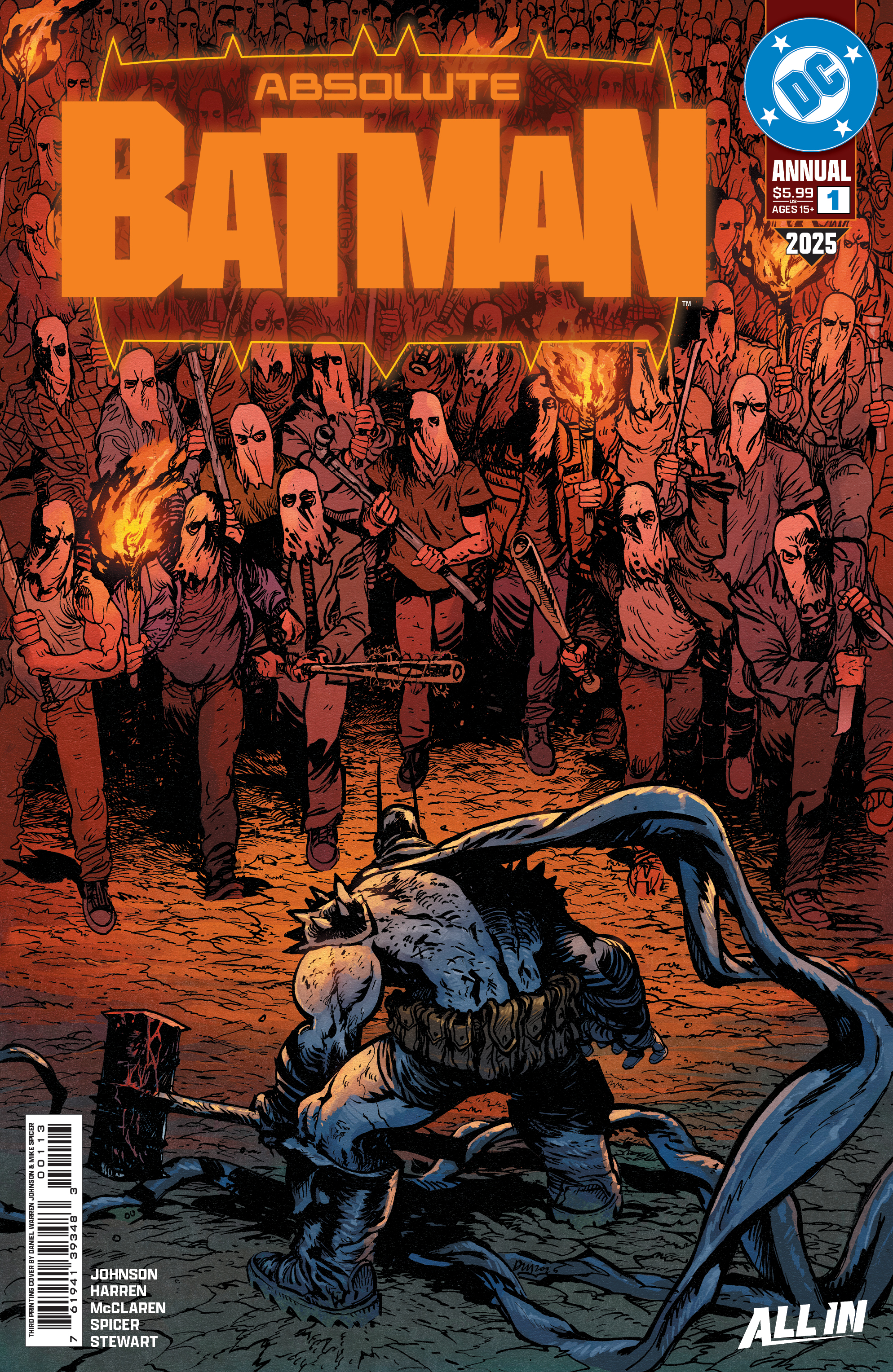  76194139348300113 | ABSOLUTE BATMAN 2025 ANNUAL @1 (ONE SHOT) THIRD PRINTING COVER A DANIEL WARREN JOHNSON | DC  