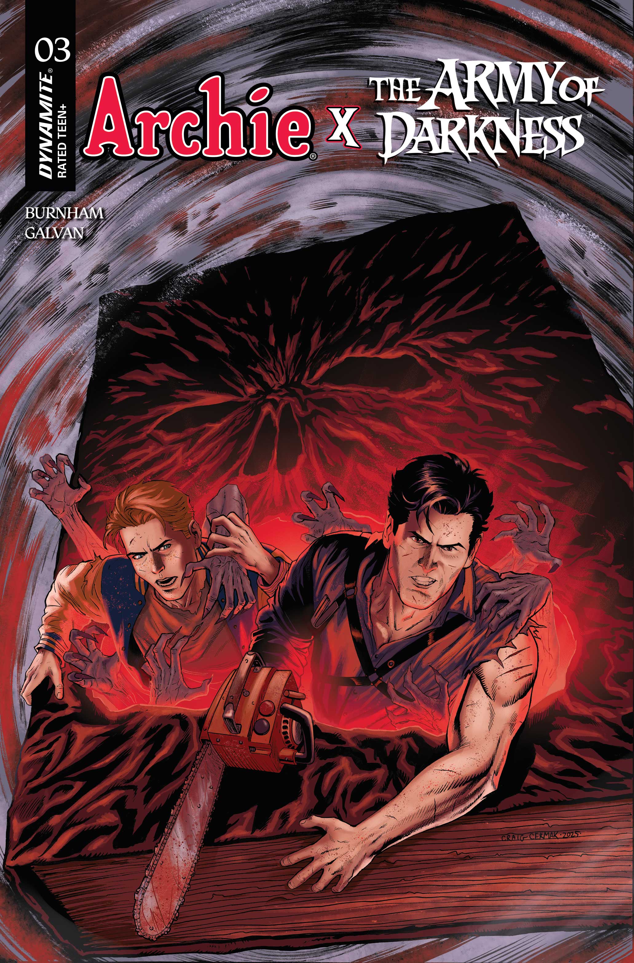  FOC14032026063 | ARCHIE X ARMY OF DARKNESS @3 CVR D CRAIG CERMAK VAR PRE ORDER [FOC 1403] | LUNAR  