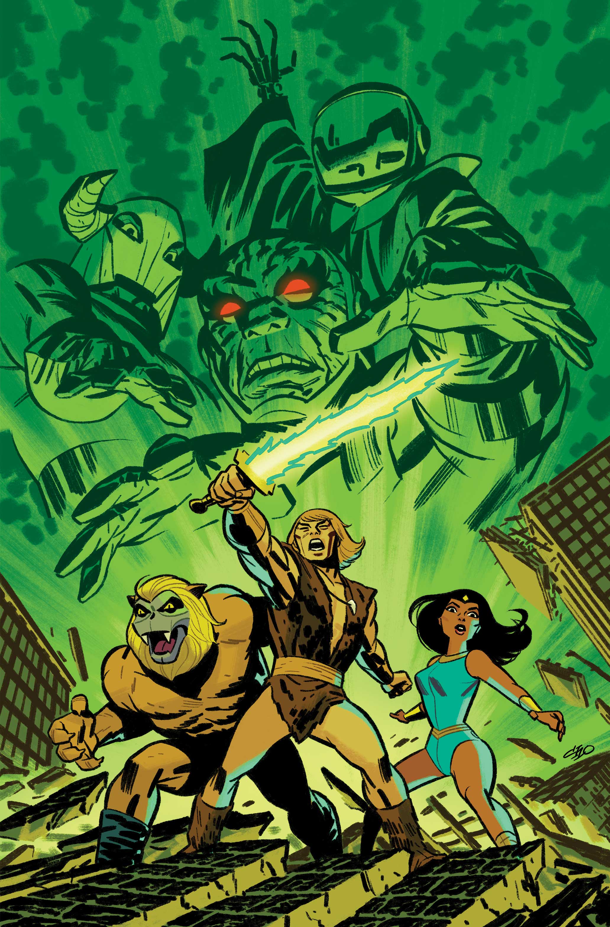 Thundarr The Barbarian #4 (Cover E Michael Cho Metal Premium Variant) (find on eBay)