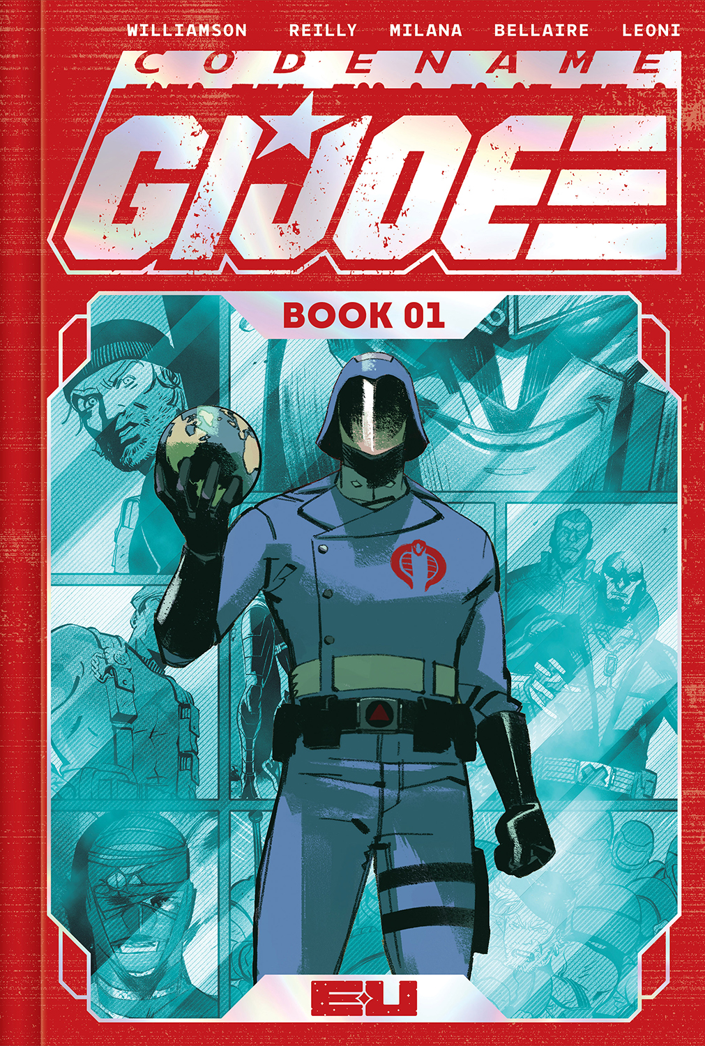  0325IM415 | CODENAME GI JOE DELUXE EDITION HC BOOK 01 DIRECT MARKET EXCLUSIVE ANDREA MILANA & ANNALISA LEONI SPOT FOIL COVER | IMAGE  