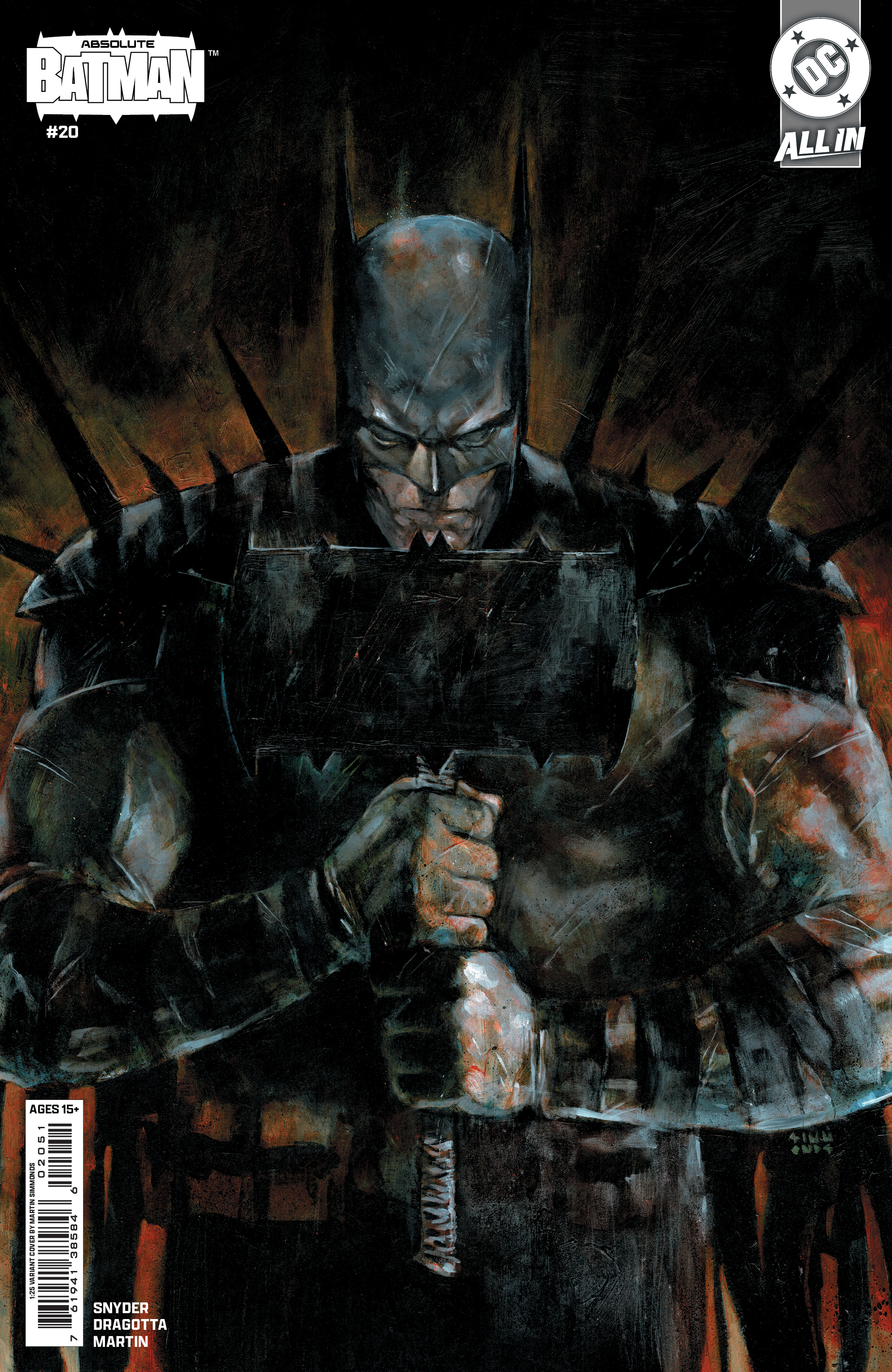  76194138584602051 | ABSOLUTE BATMAN @20 COVER E INC 125 MARTIN SIMMONDS CARD STOCK VARIANT | DC  