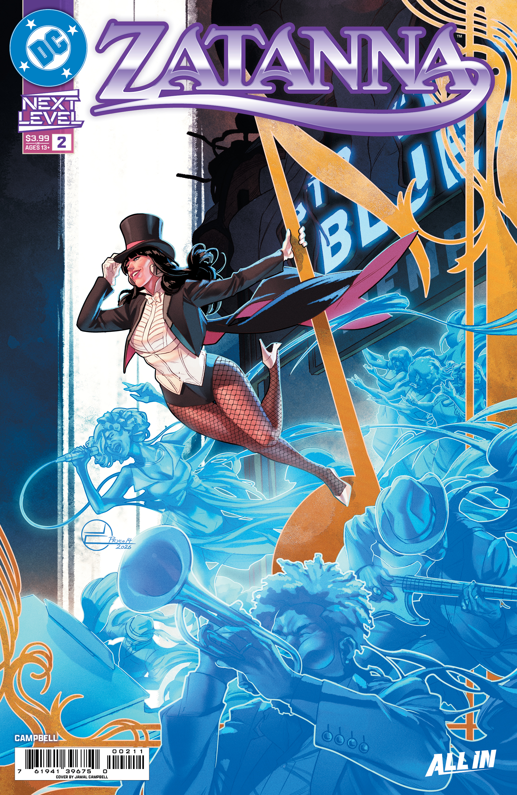  76194139675000211 | ZATANNA (2026) @2 COVER A JAMAL CAMPBELL | DC  