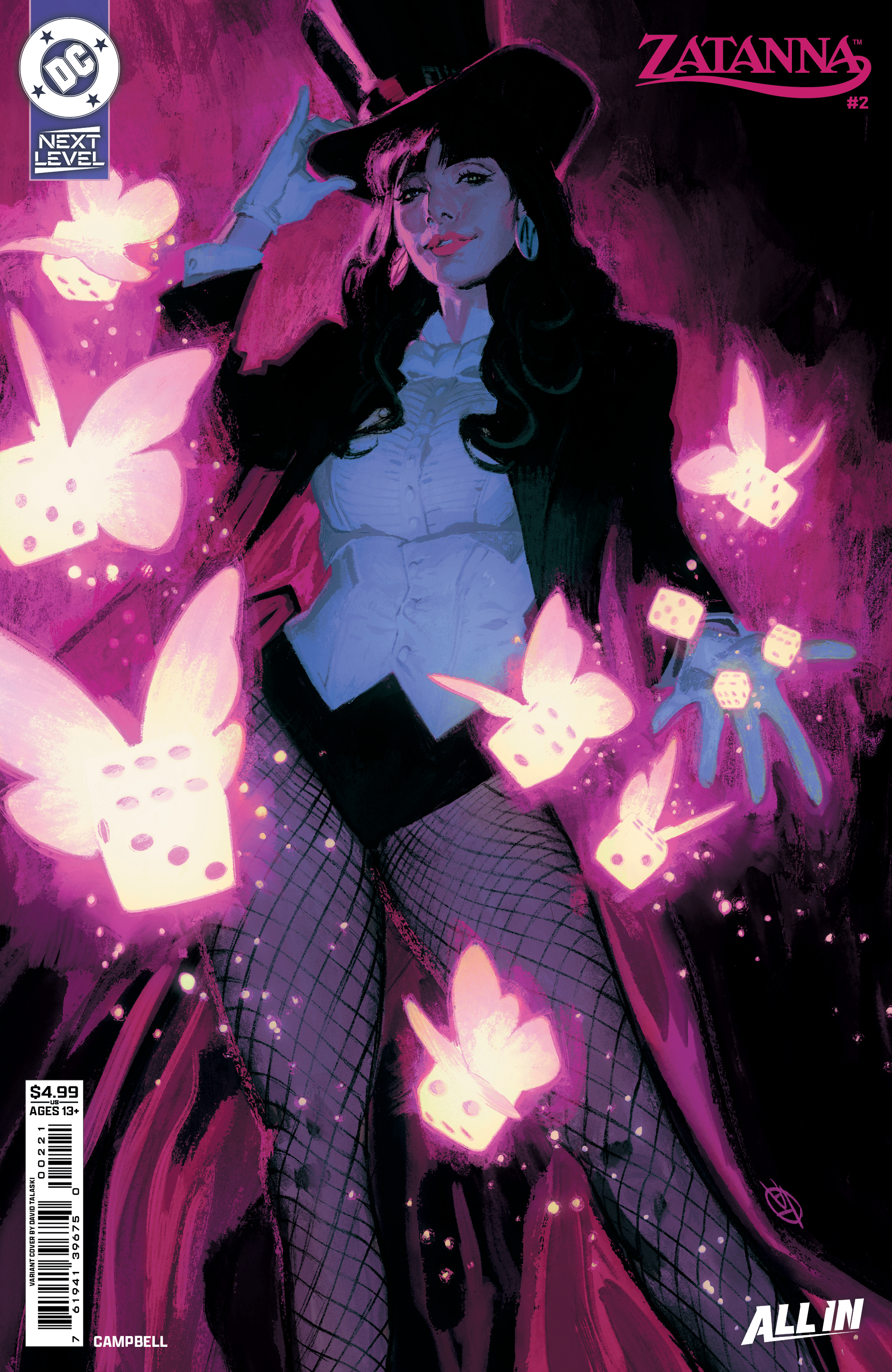  76194139675000221 | ZATANNA (2026) @2 COVER B DAVID TALASKI CARD STOCK VARIANT | DC  