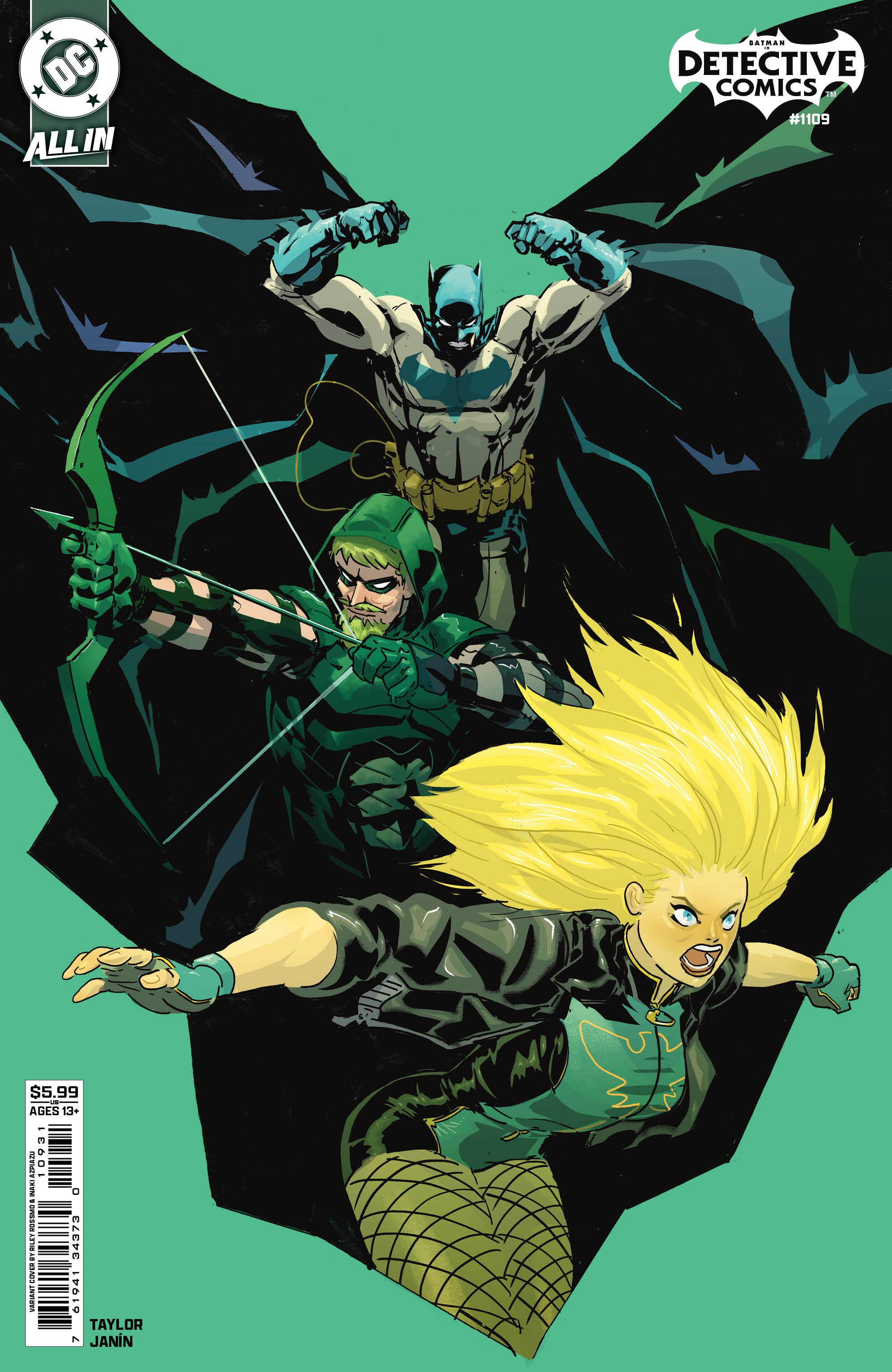  76194134373010931 | DETECTIVE COMICS @1109 COVER C RILEY ROSSMO CARD STOCK VARIANT | DC  