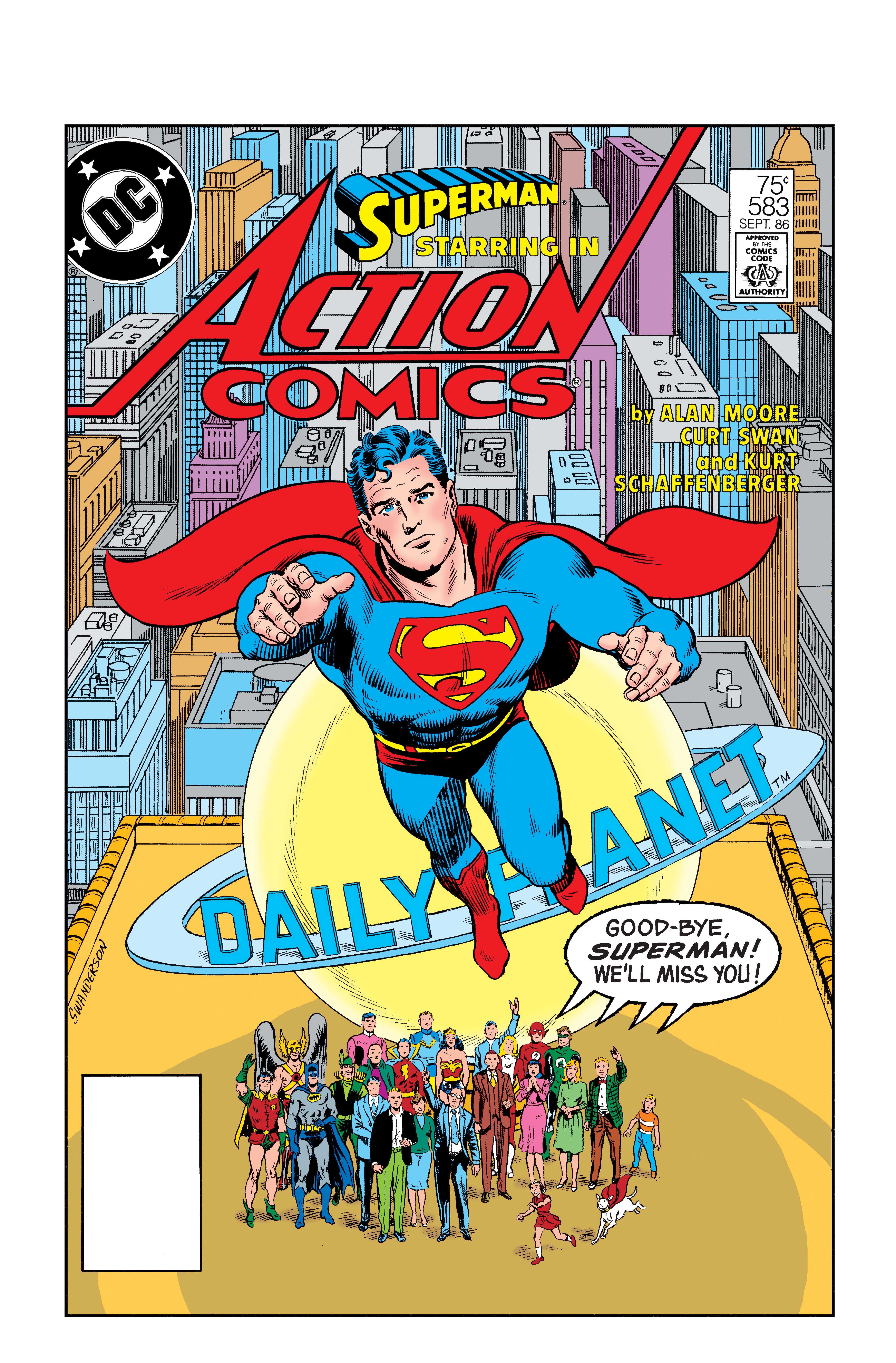  FOC18042026043 | ACTION COMICS @583 FACSIMILE EDITION CVR A CURT SWAN (WHATEVER HAPPENED TO THE MAN OF TOMORROW PART 2 OF 2) PRE ORDER [FOC 1804] | DC  