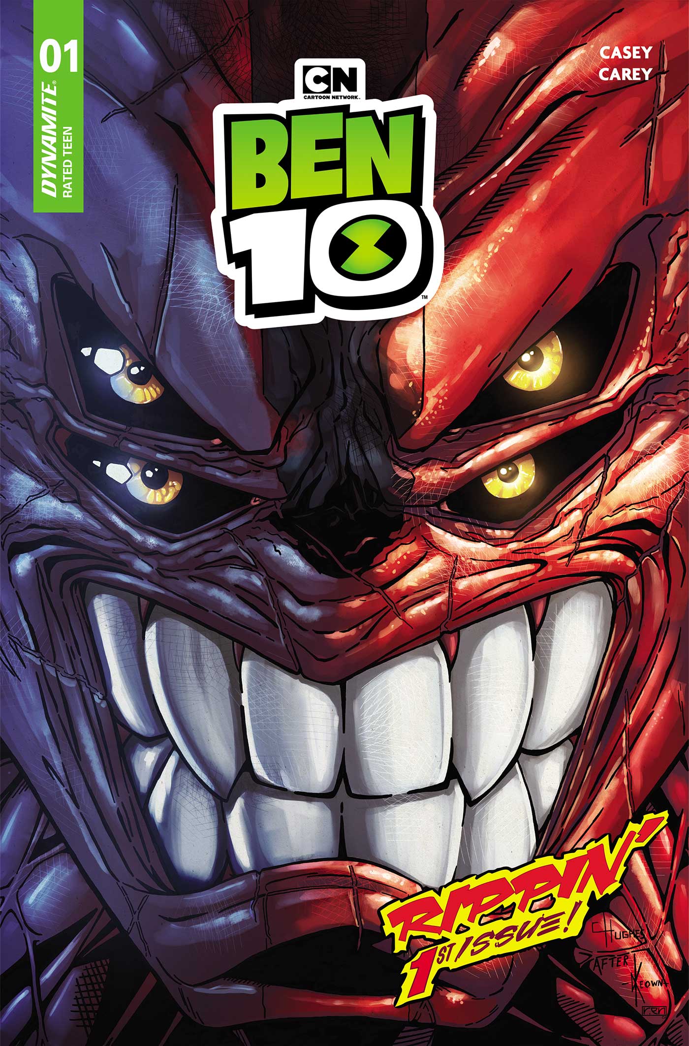  72513036343501171 | BEN 10 @1 COVER Q CORMAC HUGHES TRADE DRESS VARIANT | DYNAMITE  