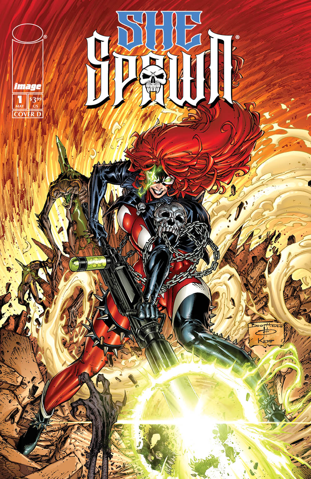  70985304678300141 | SHE SPAWN @1 (OF 5) COVER D BRETT BOOTH VARIANT | IMAGE  