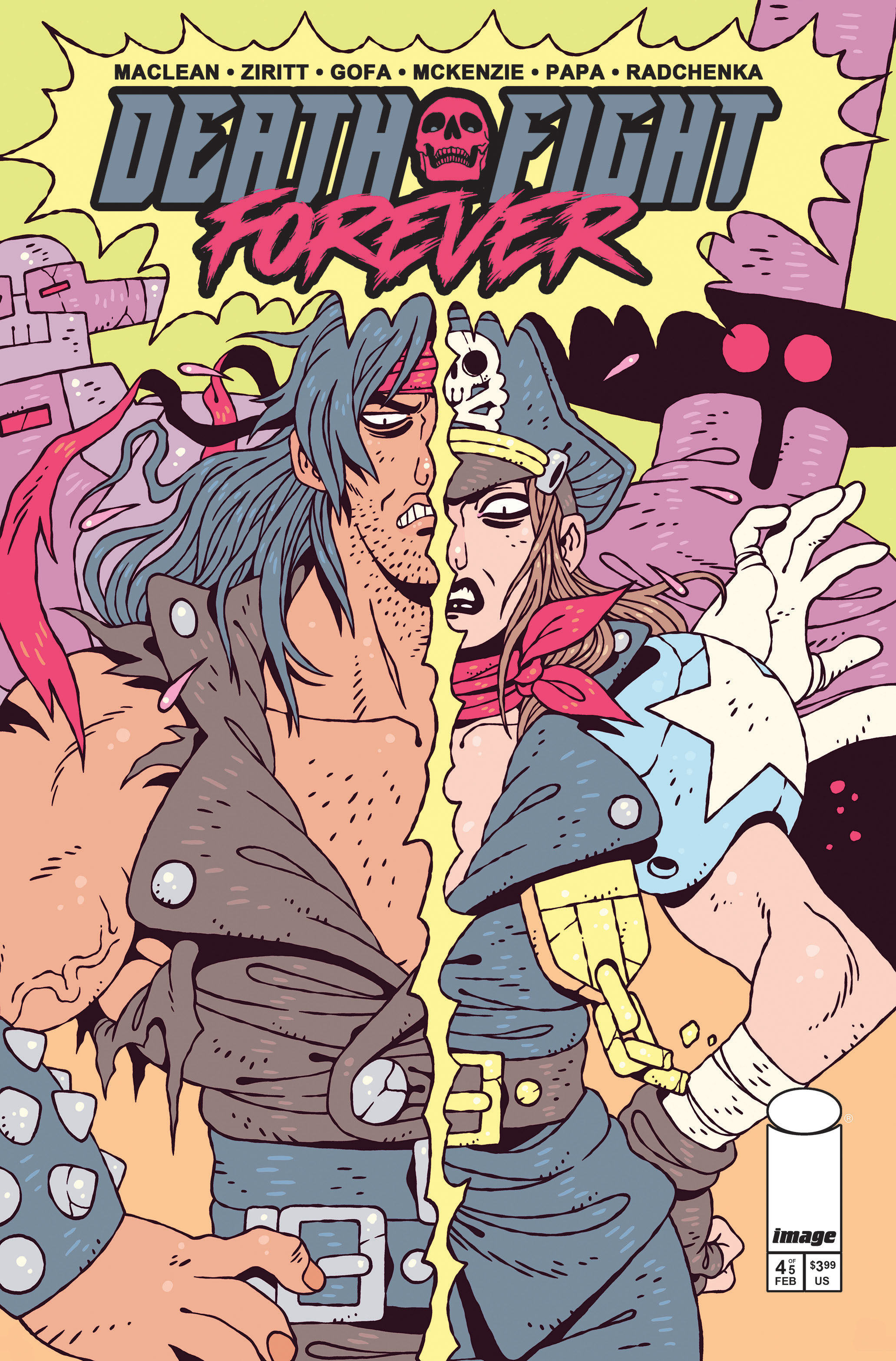  FOC25042026123 | DEATH FIGHT FOREVER @4 (OF 5) CVR B SAM MCKENZIE VAR PRE ORDER [FOC 2504] | IMAGE  