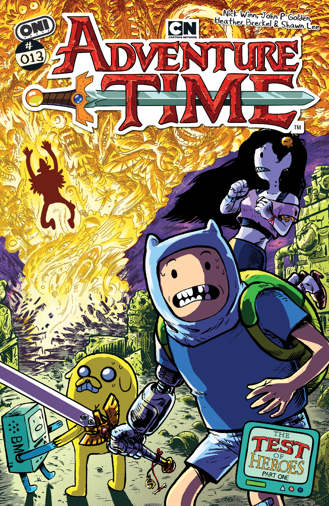  FOC25042026151 | ADVENTURE TIME (2025) @13 CVR B JOHN P GOLDEN VAR PRE ORDER [FOC 2504] | LUNAR  