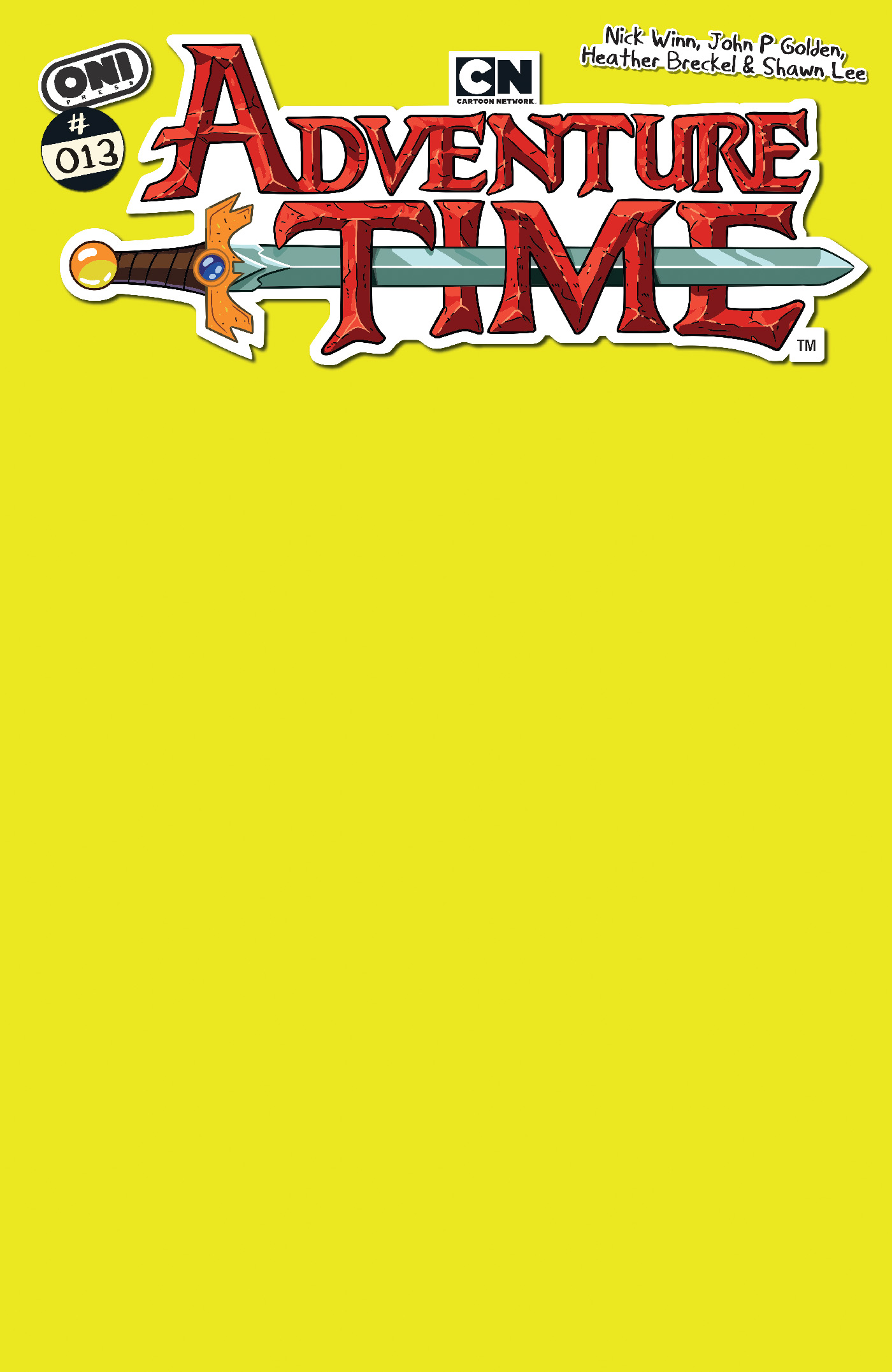  64985600832913031 | ADVENTURE TIME (2025) @13 COVER C MAGIC MAN YELLOW BLANK SKETCH VARIANT | ONI  