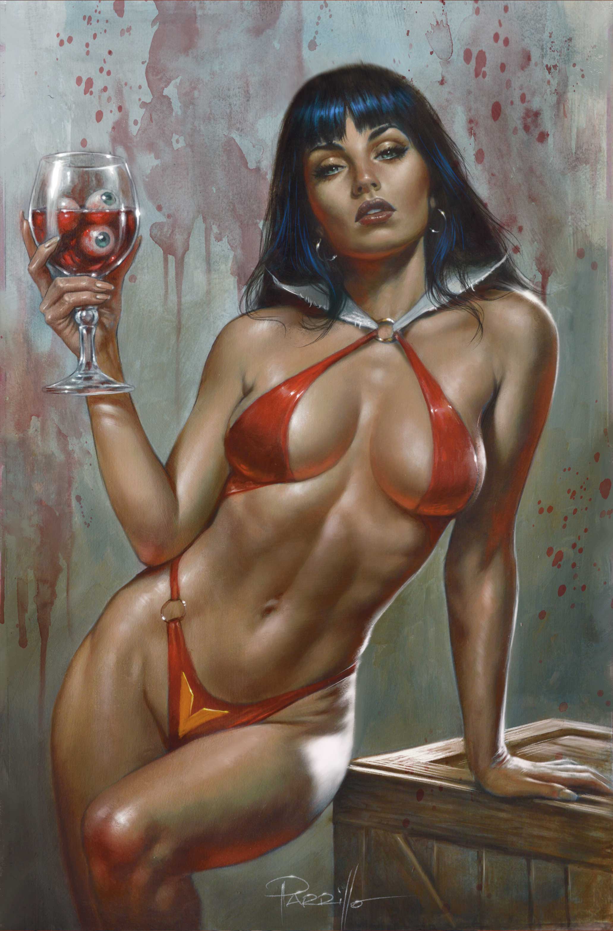 Vampirella Volume 8 #2 (Cover F Lucio Parrillo Metal Full Art Variant) (find on eBay)