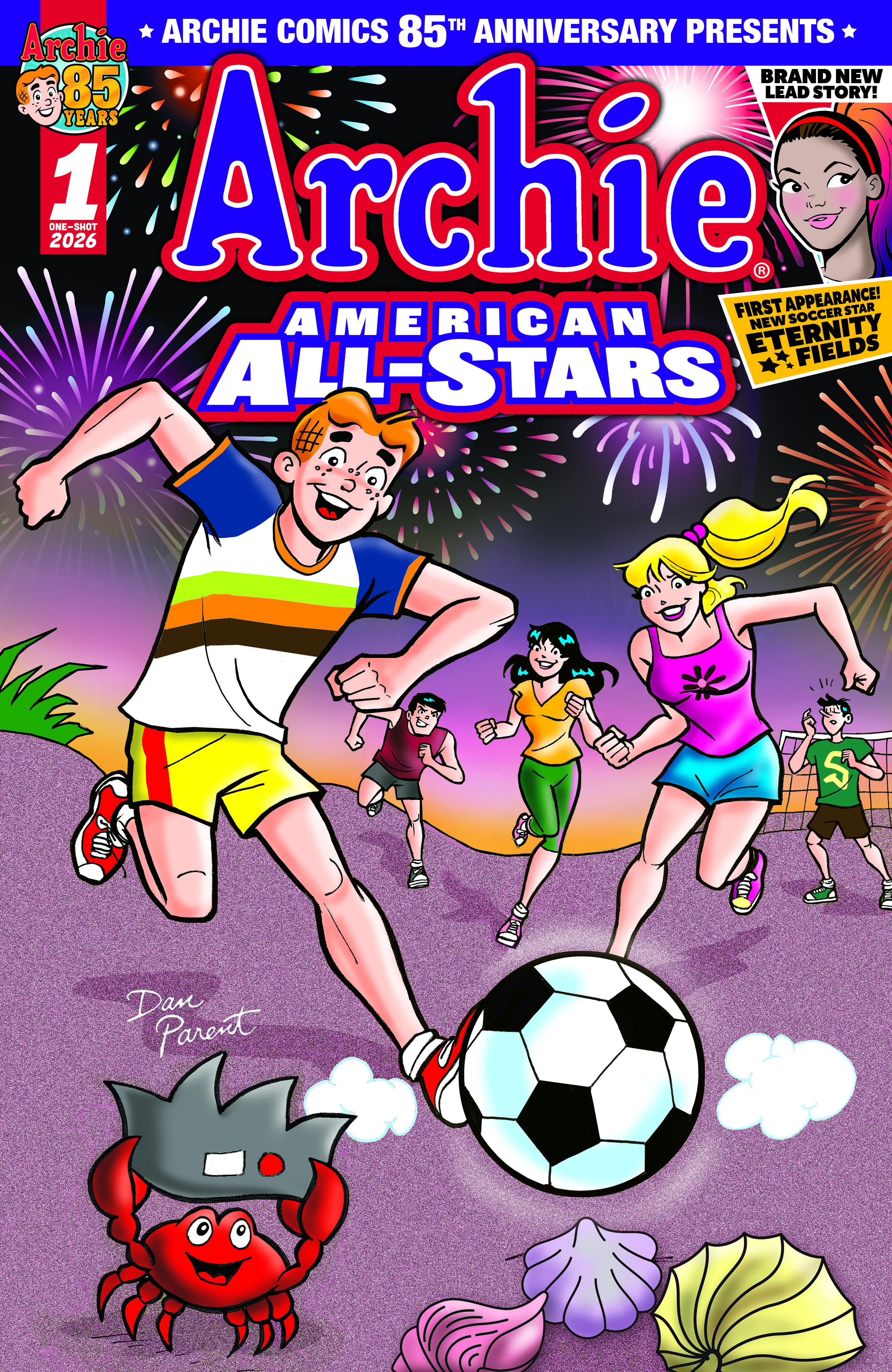  FOC16052026001 | ARCHIE COMICS 85TH ANNIVERSARY PRESENTS ARCHIE AMERICAN ALL STARS @1 (ONE SHOT) CVR A DAN PARENT PRE ORDER [FOC 1605] | LUNAR  