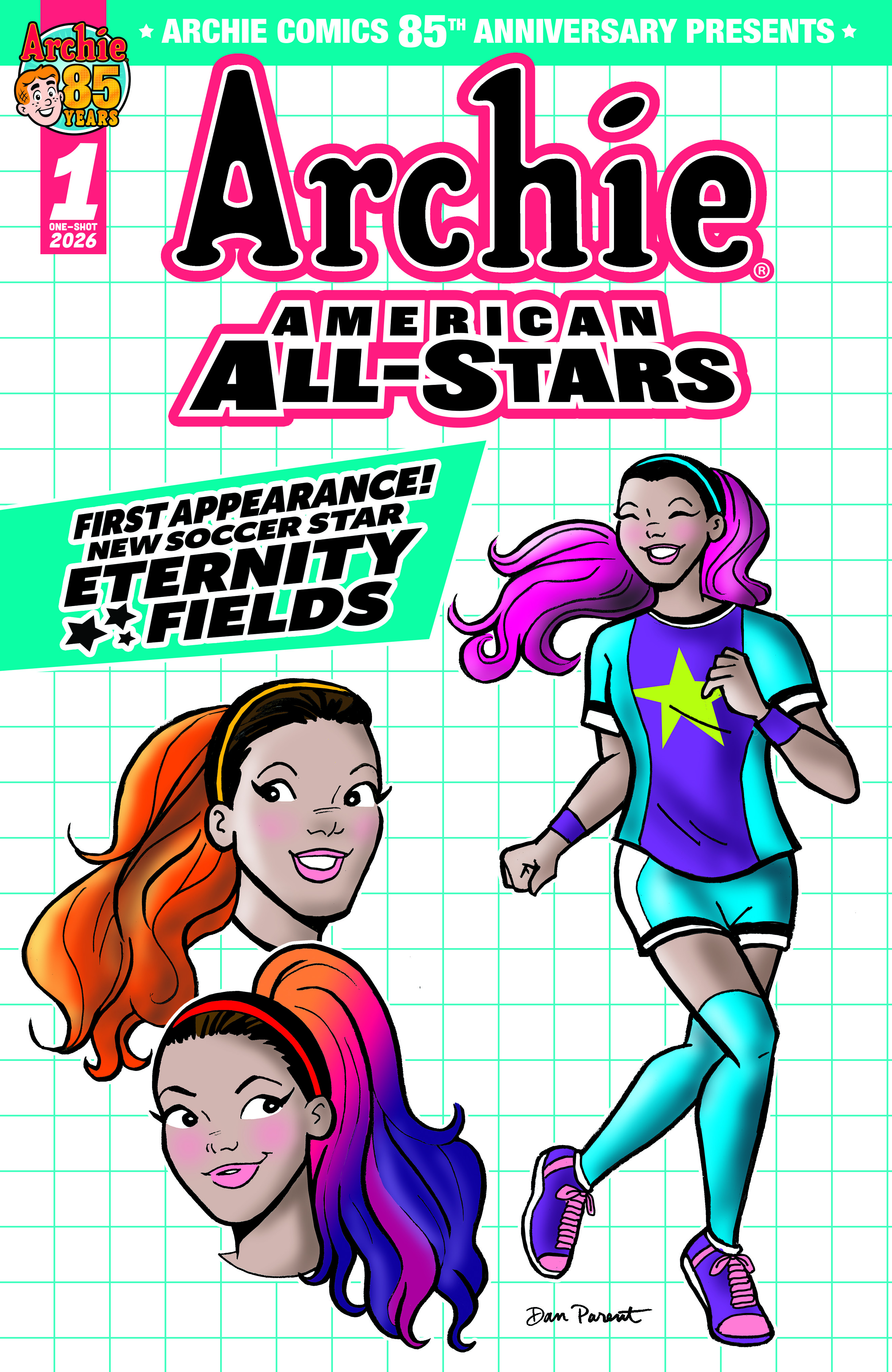  FOC16052026002 | ARCHIE COMICS 85TH ANNIVERSARY PRESENTS ARCHIE AMERICAN ALL STARS @1 (ONE SHOT) CVR B DAN PARENT ETERNITY FIELDS VAR PRE ORDER [FOC 1605] | LUNAR  