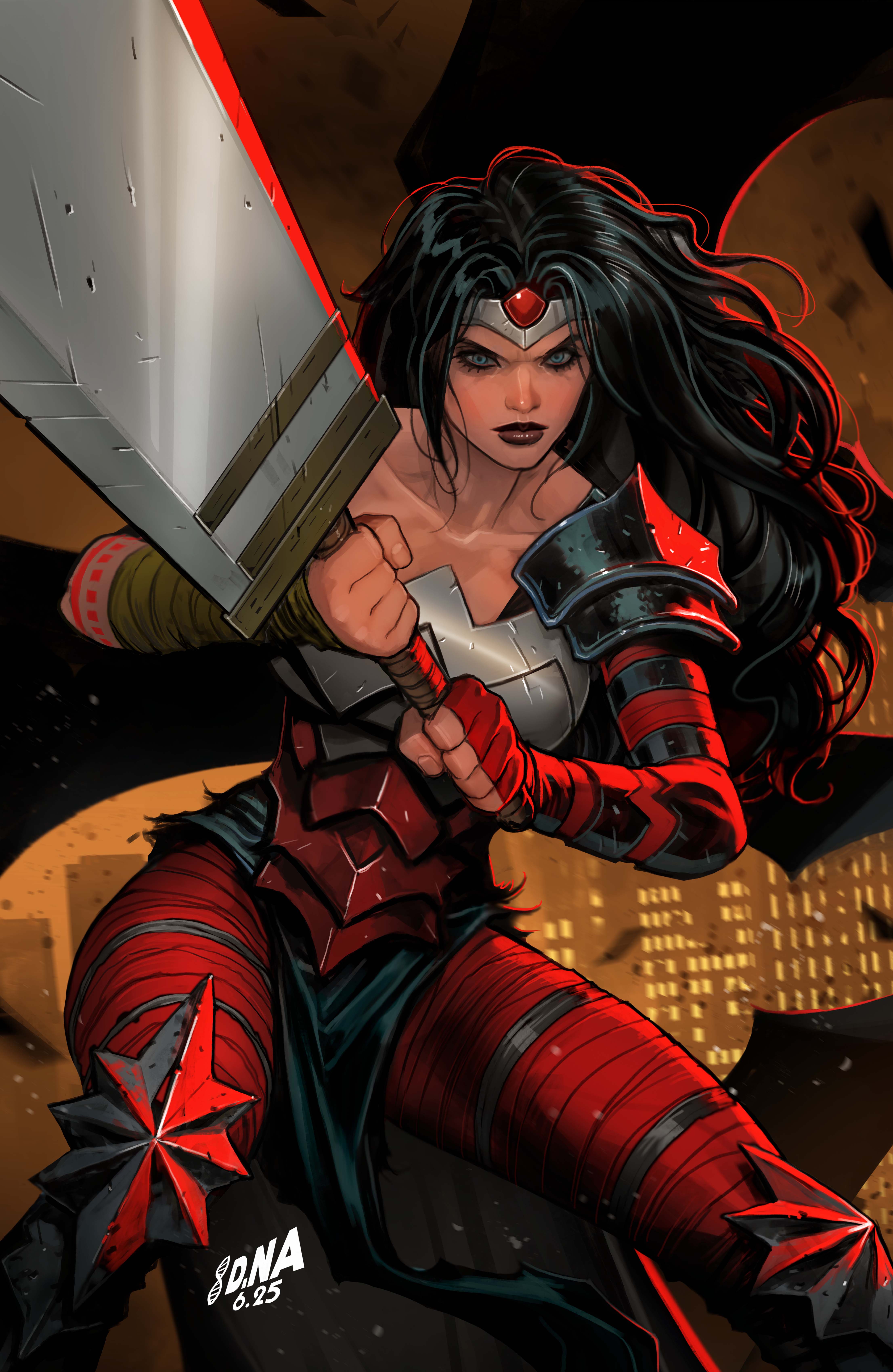  FOC30052026037 | ABSOLUTE WONDER WOMAN @21 CVR B DAVID NAKAYAMA CARD STOCK VAR PRE ORDER [FOC 3005] | DC  