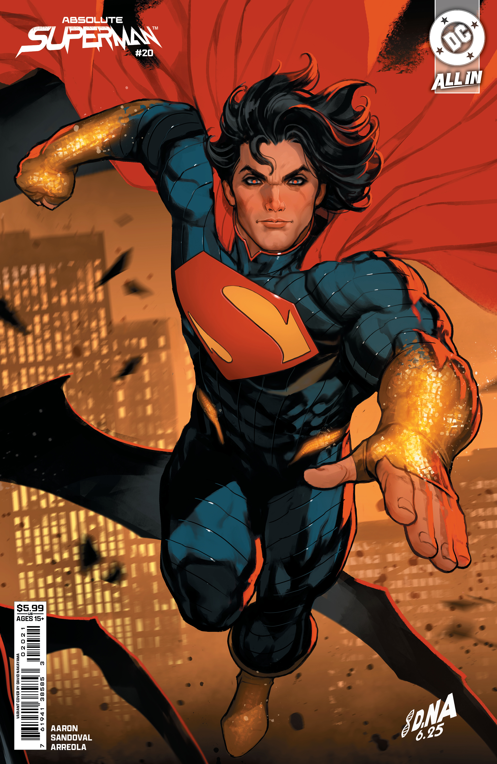 FOC30052026041 | ABSOLUTE SUPERMAN @20 CVR B DAVID NAKAYAMA CARD STOCK VAR PRE ORDER [FOC 3005] | DC  
