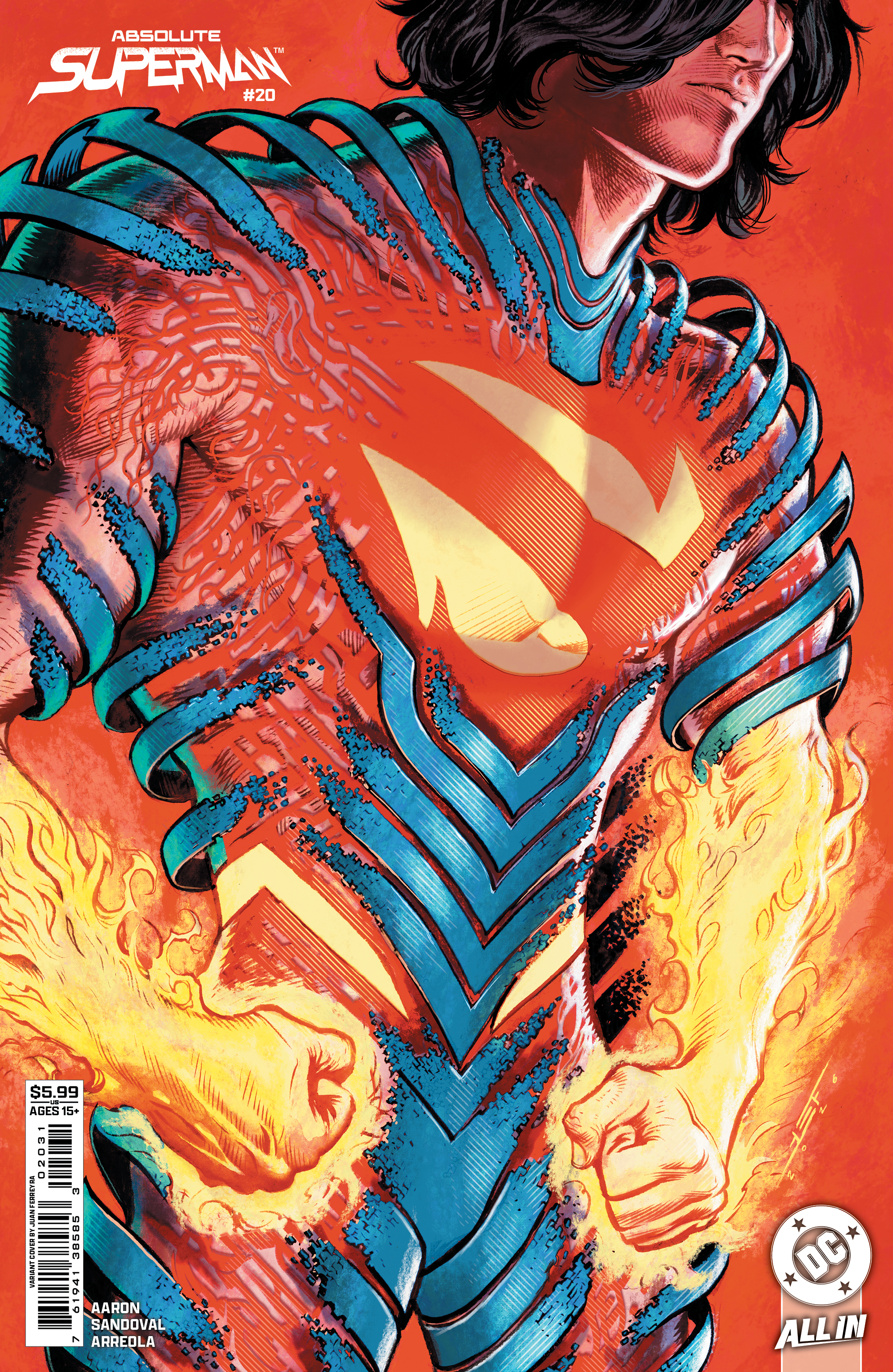  FOC30052026042 | ABSOLUTE SUPERMAN @20 CVR C JUAN FERREYRA CARD STOCK VAR PRE ORDER [FOC 3005] | DC  